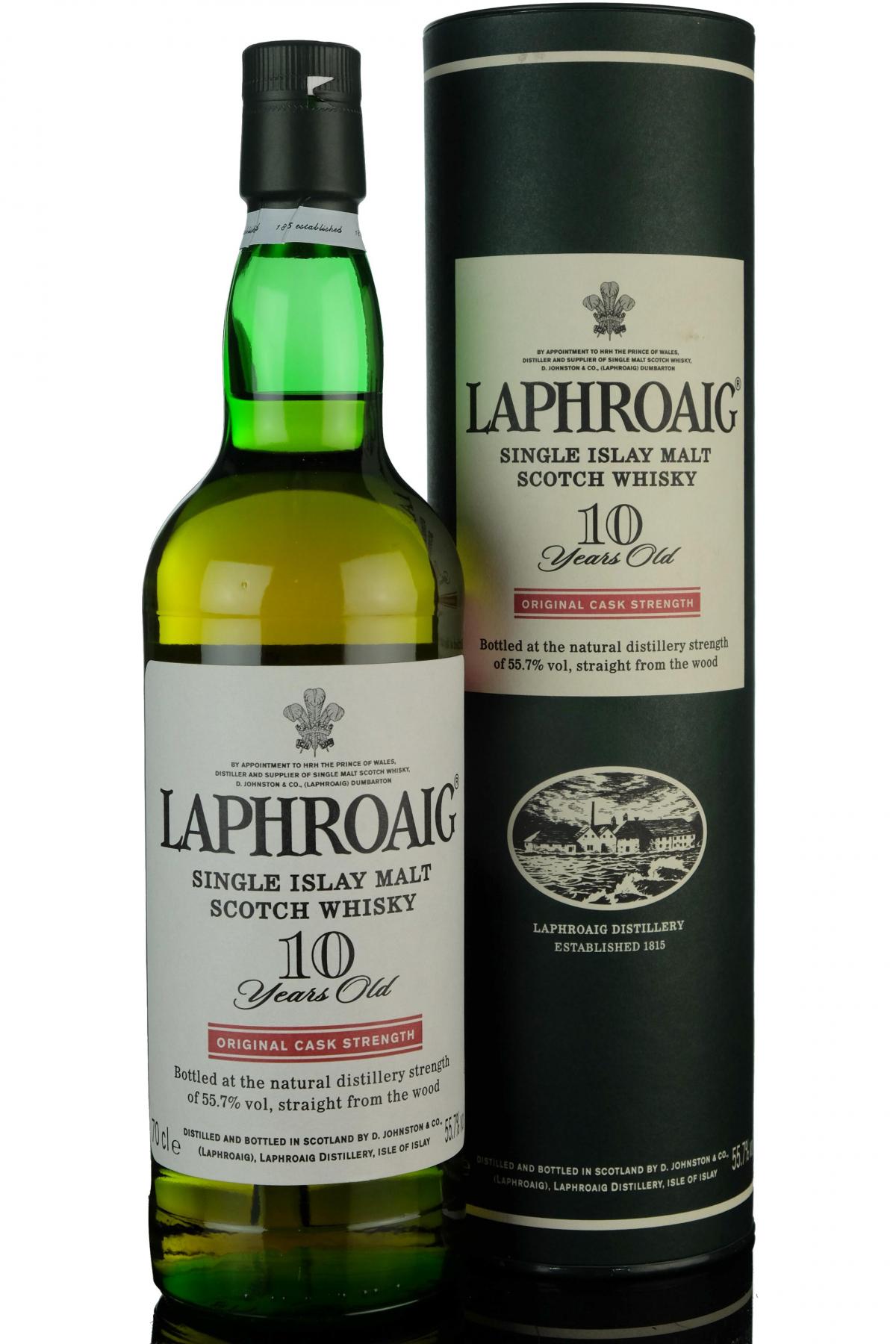 Laphroaig 10 Year Old - Original Cask Strength - 55.7%