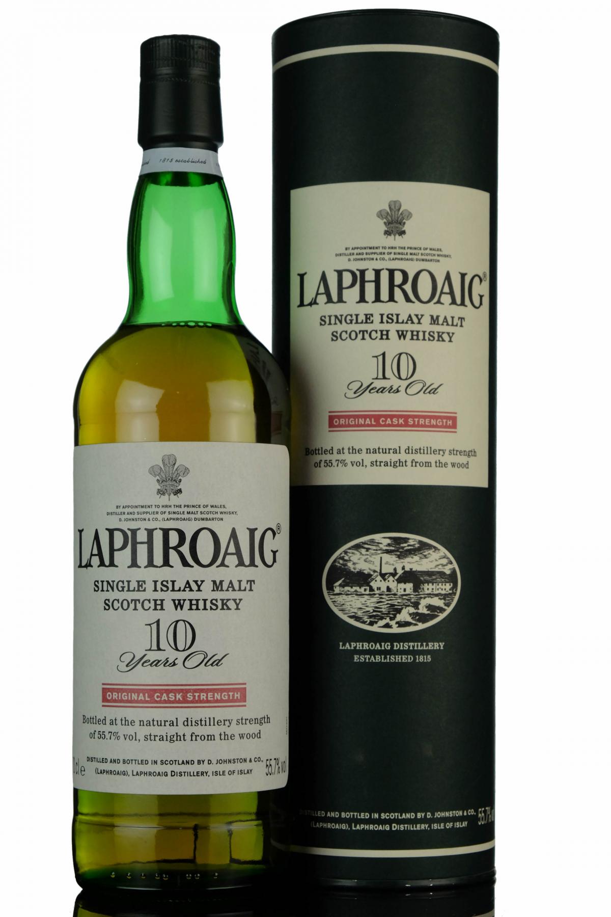 Laphroaig 10 Year Old - Original Cask Strength - 55.7%
