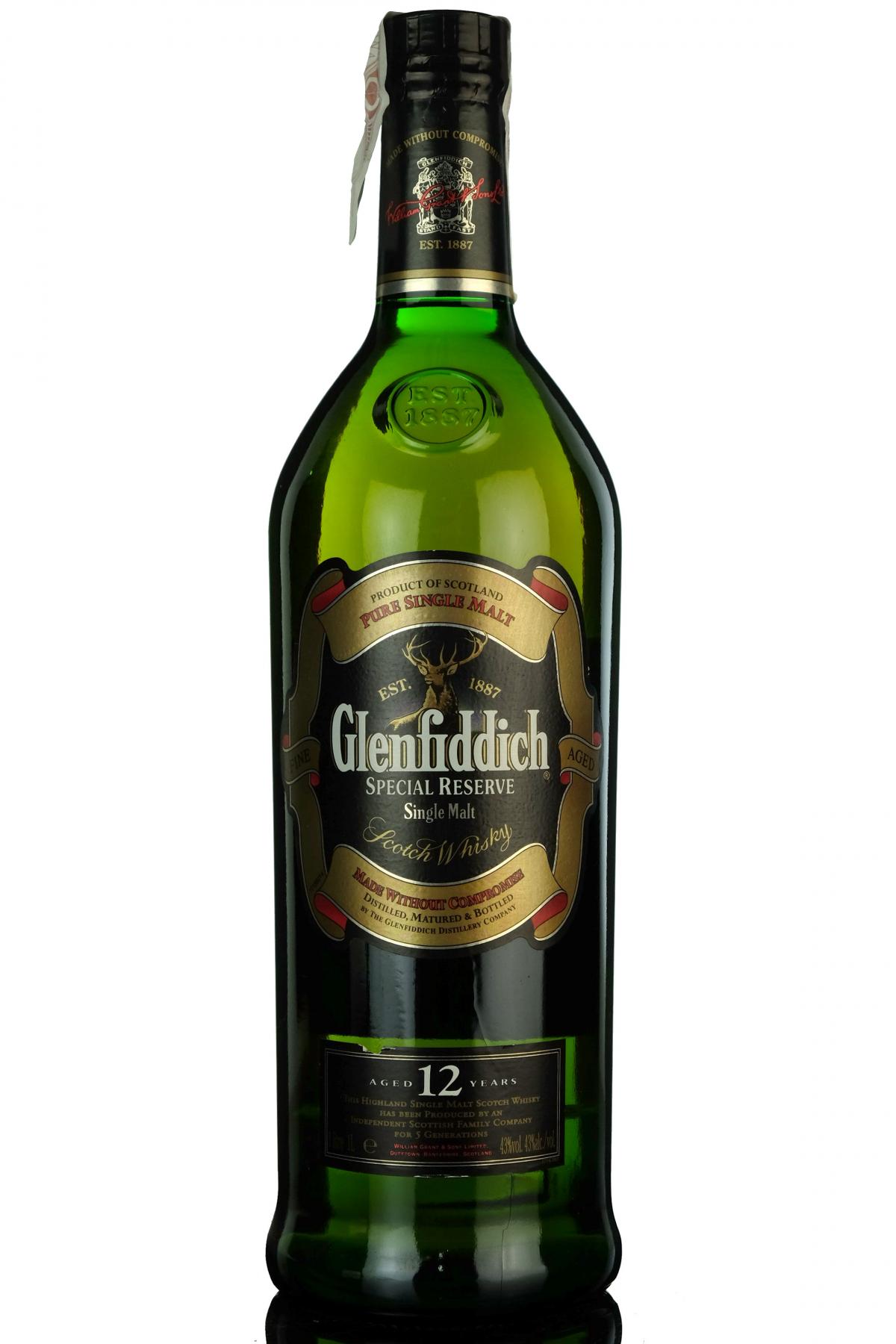 Glenfiddich 12 Year Old - Special Reserve - 1 Litre