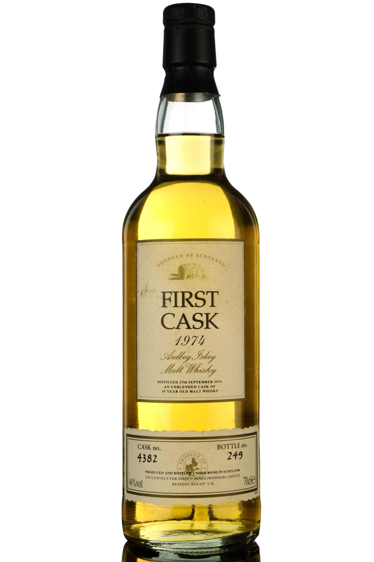 Ardbeg 1974 - 19 Year Old - First Cask 4382