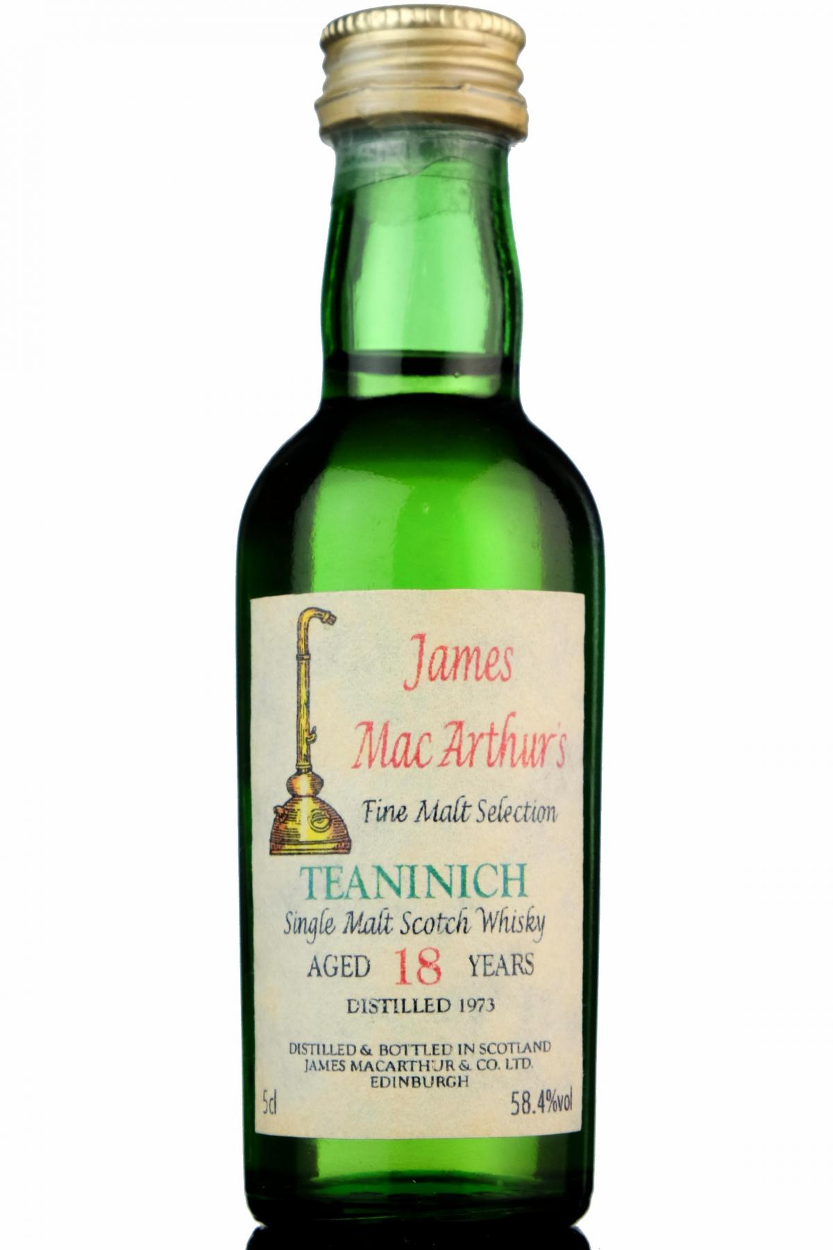 Teaninich 1973 - 18 Year Old - James MacArthur - Fine Malt Selection Miniature