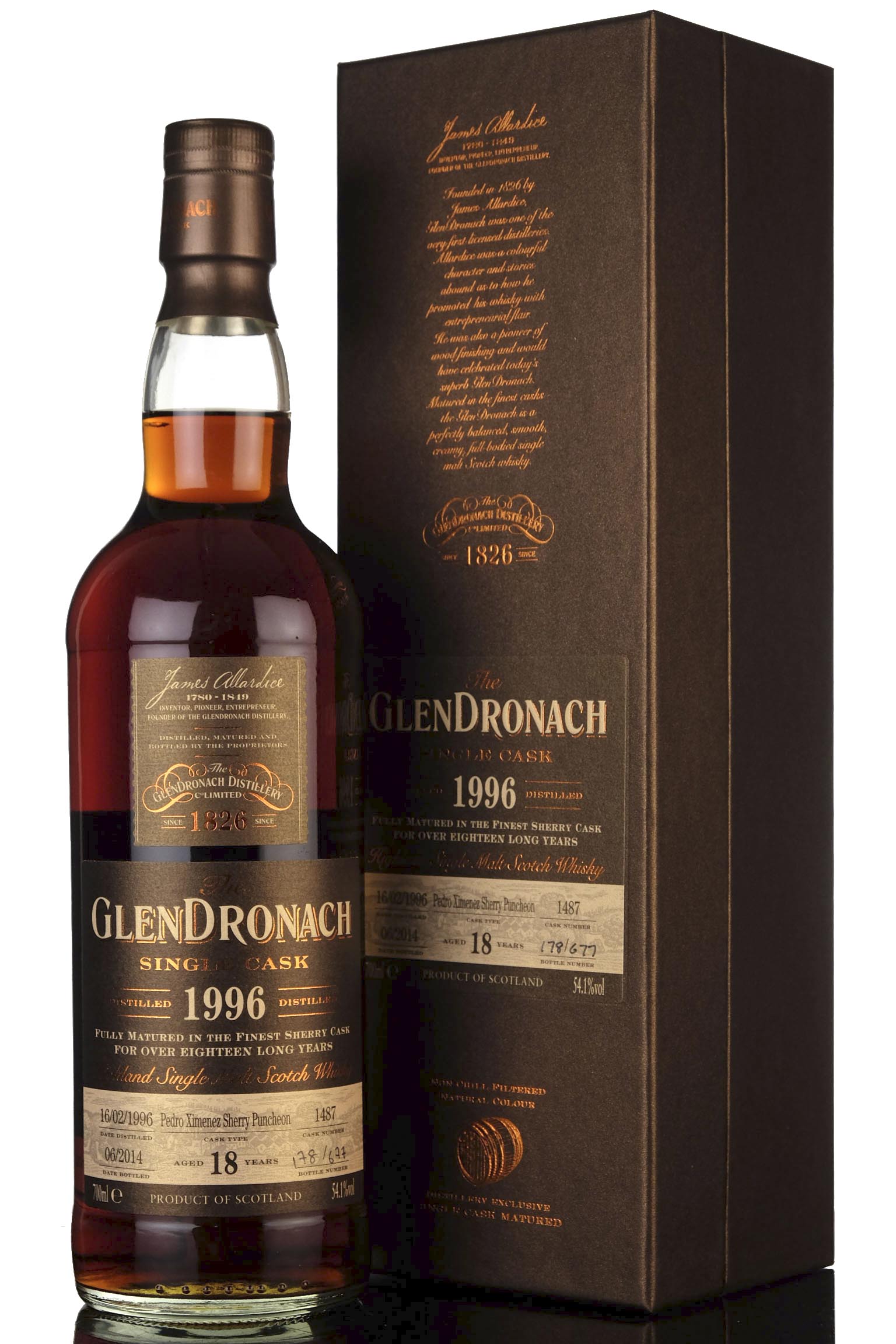 Glendronach 1996 - 2014 18 Single Cask 1487 Batch 10