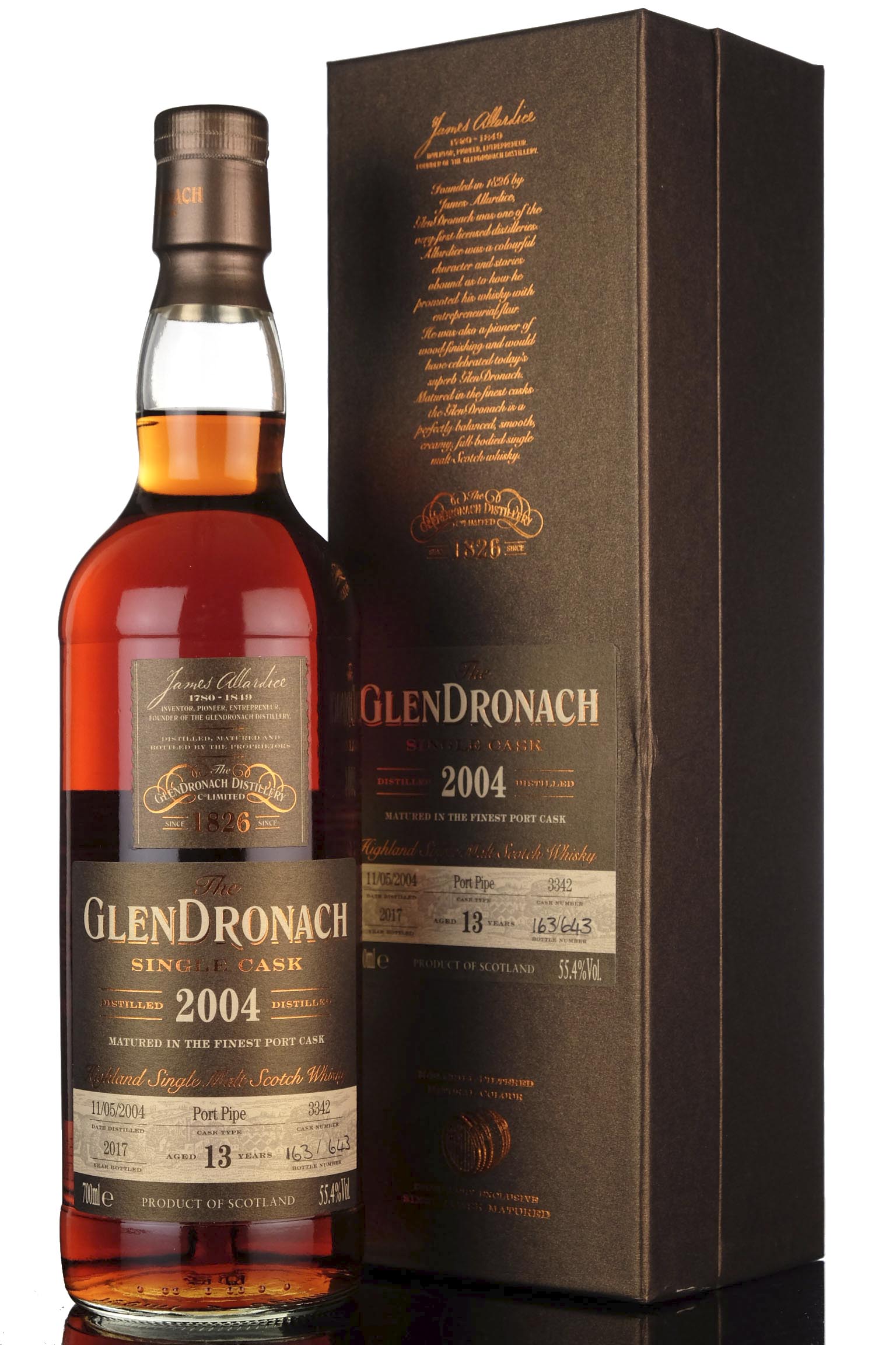 Glendronach 2004-2017 - 13 Year Old - Single Cask 3342 - Batch 16