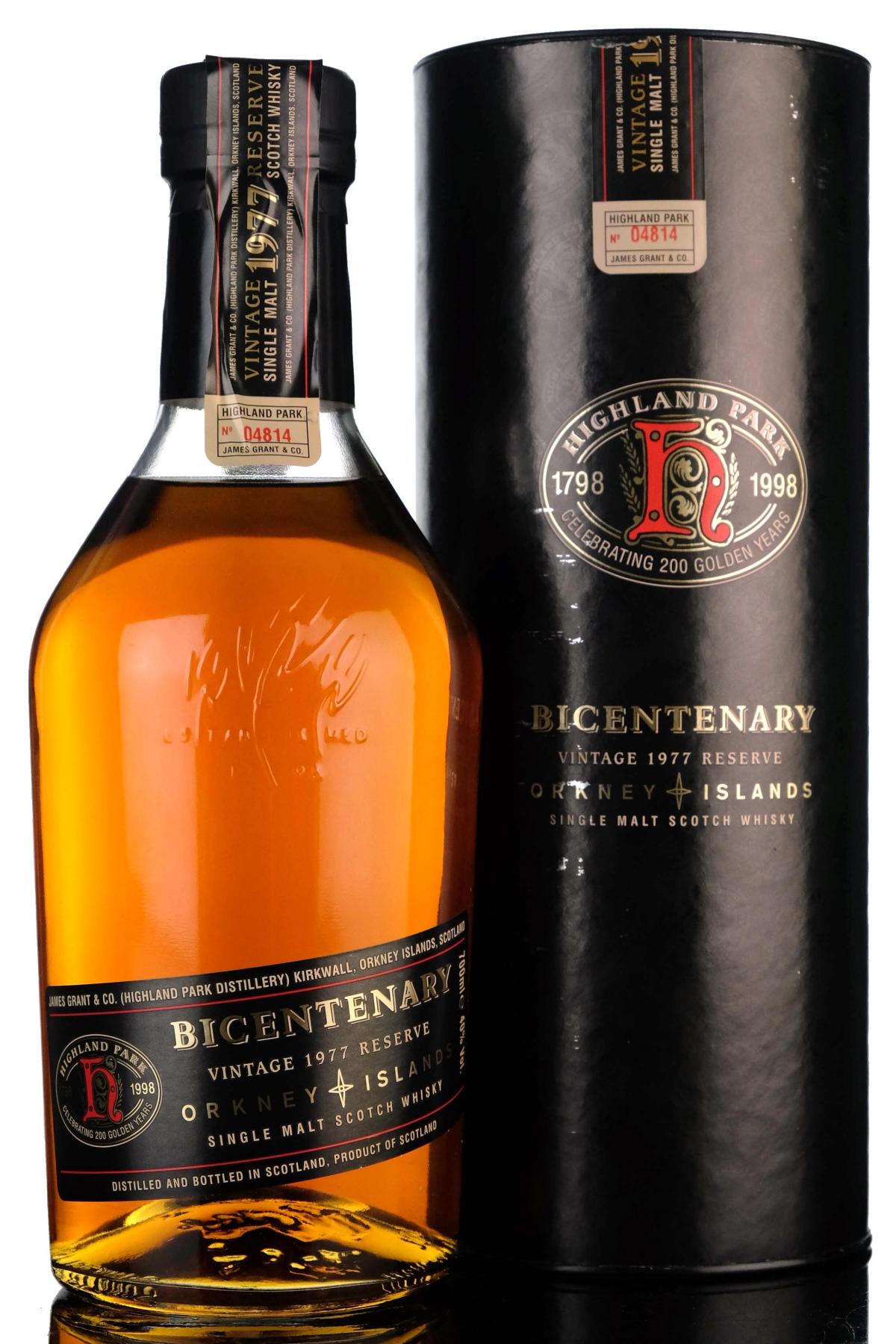 Highland Park 1977 - Bicentenary