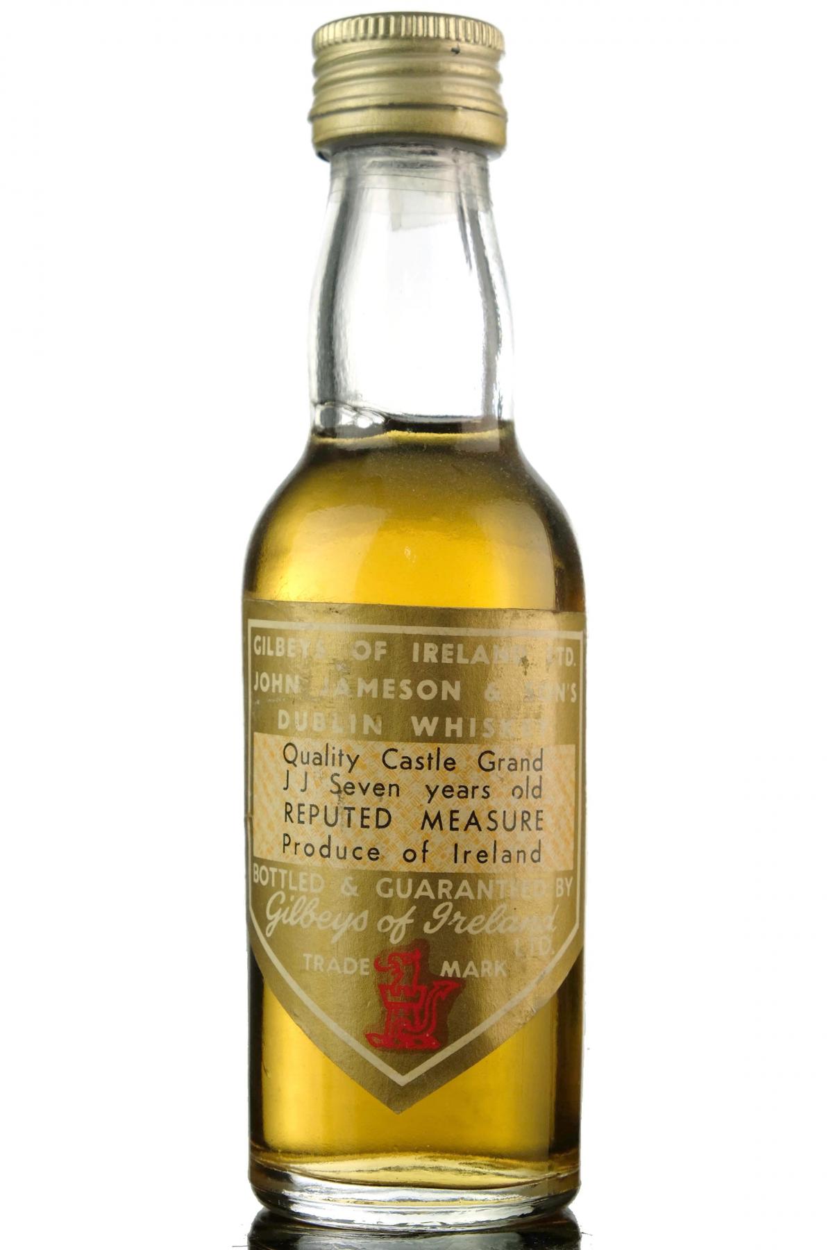 John Jameson 7 Year Old - Reputed Measure Miniature