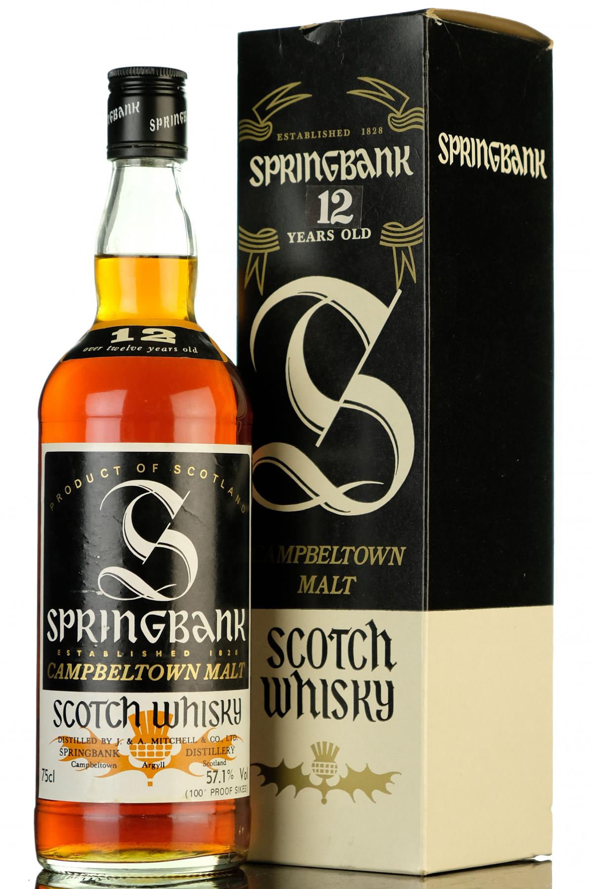 Springbank 12 Year Old - Samaroli 57.1% - UK Version