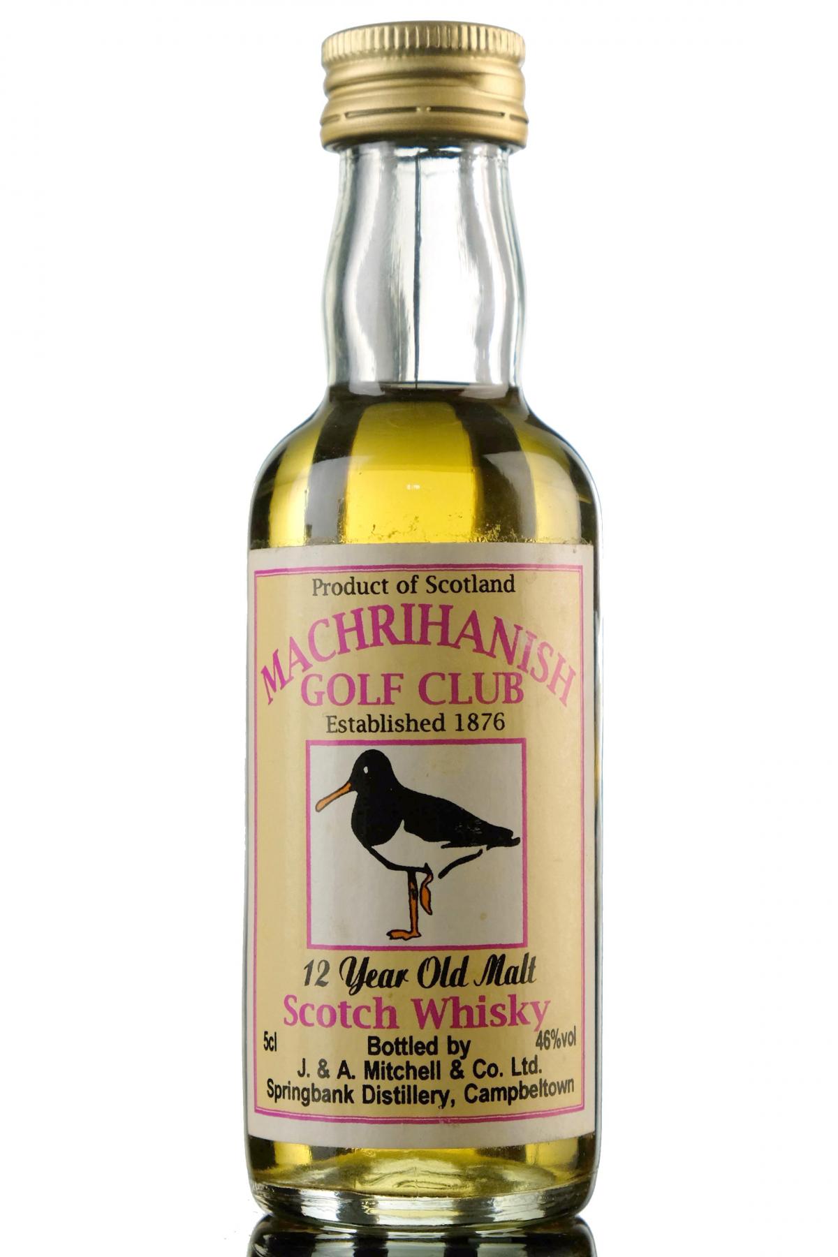Machrihanish 12 Year Old Miniature