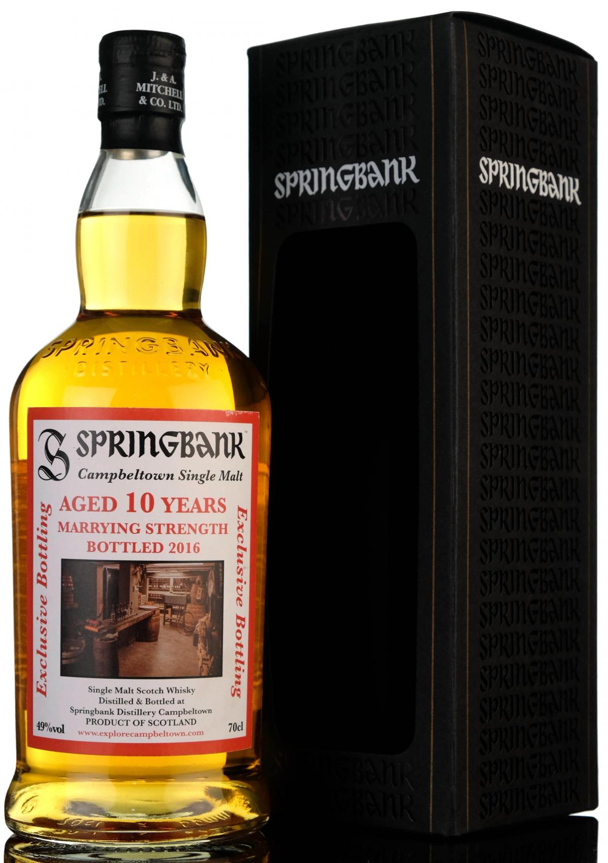Springbank 10 Cadenhead Whisky Shop 2016