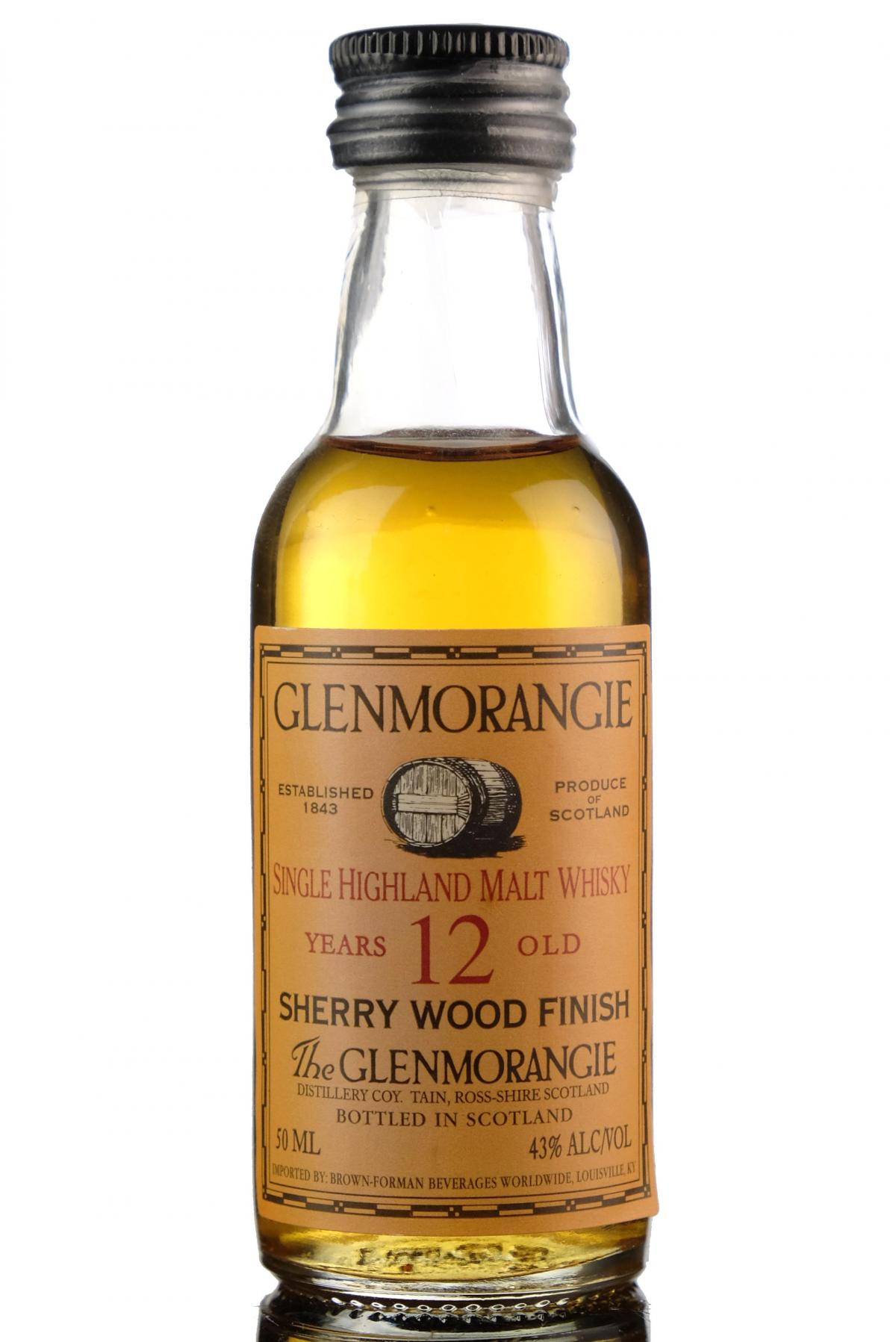 Glenmorangie Sherry Wood Finish Miniature