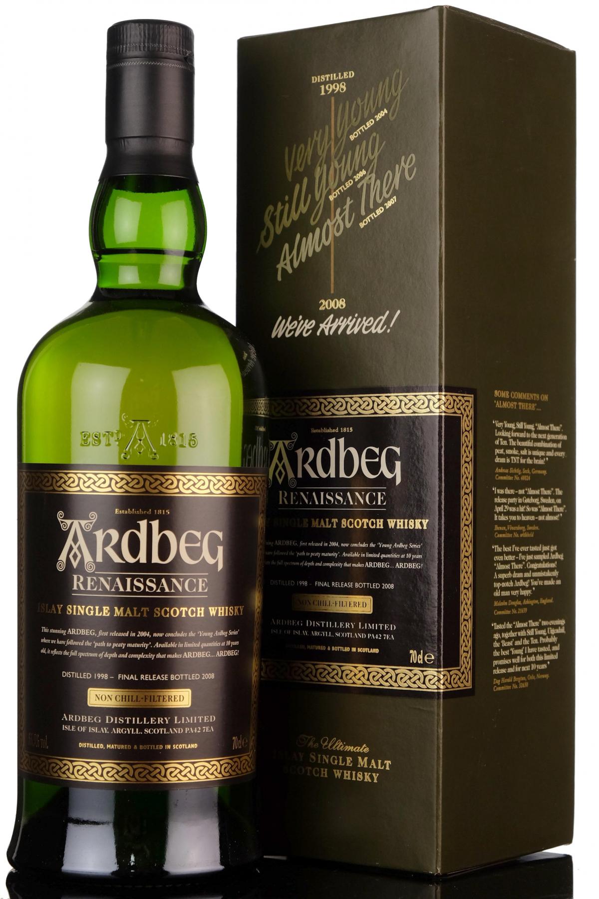 Ardbeg 1998-2008 - Renaissance