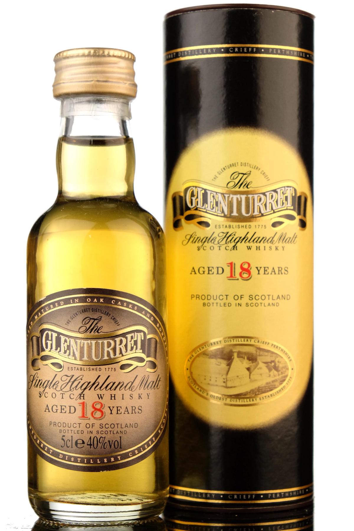 Glenturret 18 Year Old Miniature
