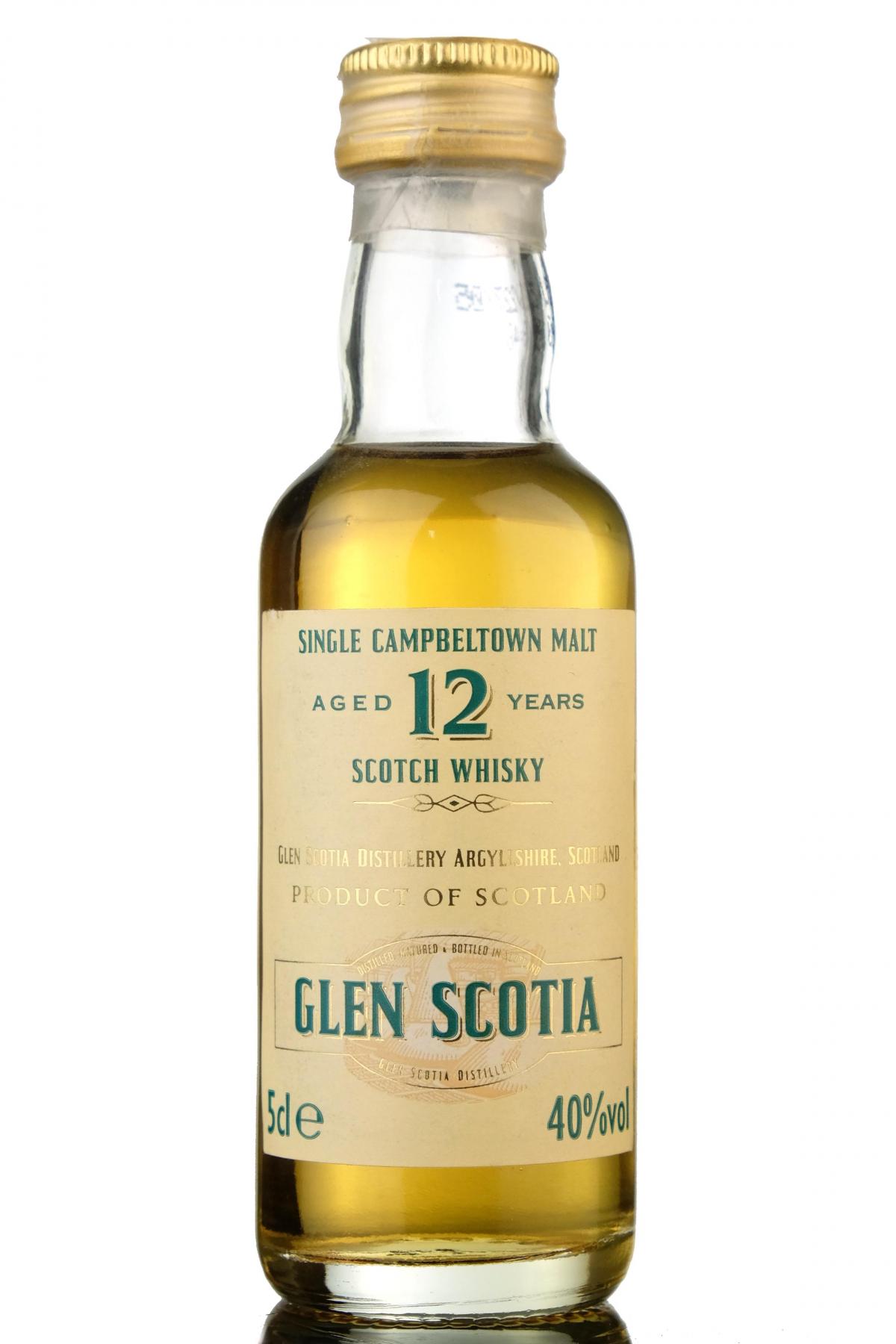 Glen Scotia 12 Year Old Miniature