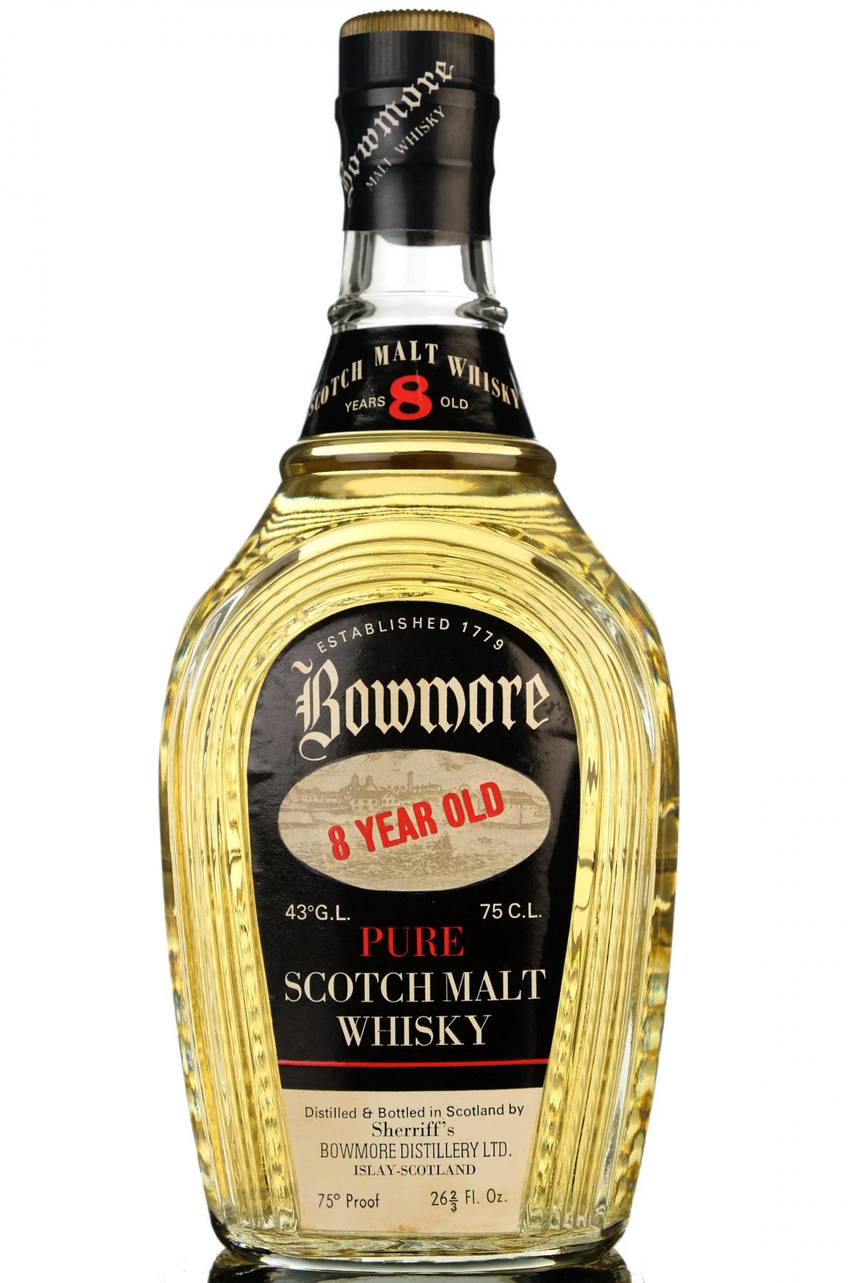 Sherriffs Bowmore 8 Year Old - 1960s