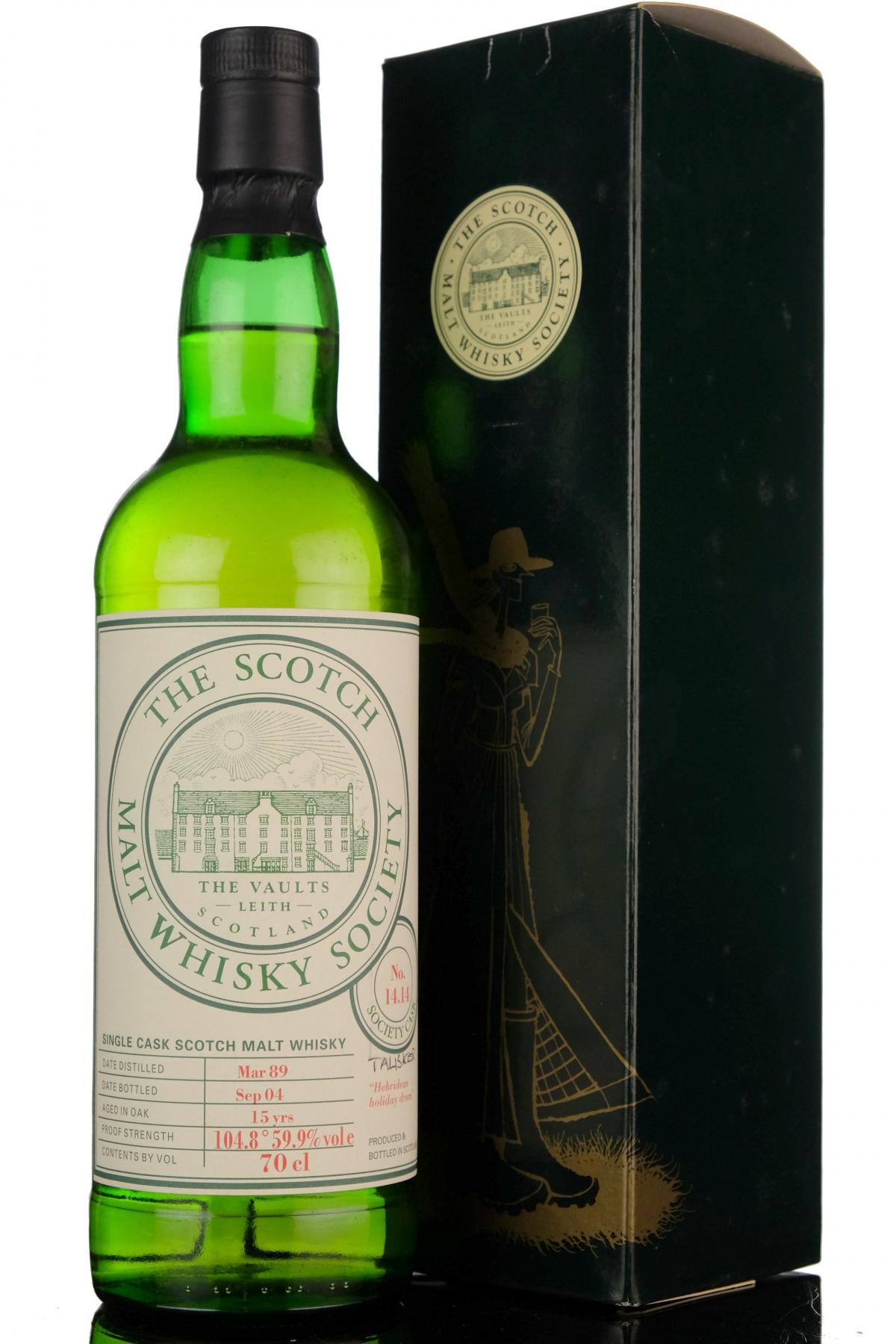 Talisker 1989 - 2004 15 Smws 1414