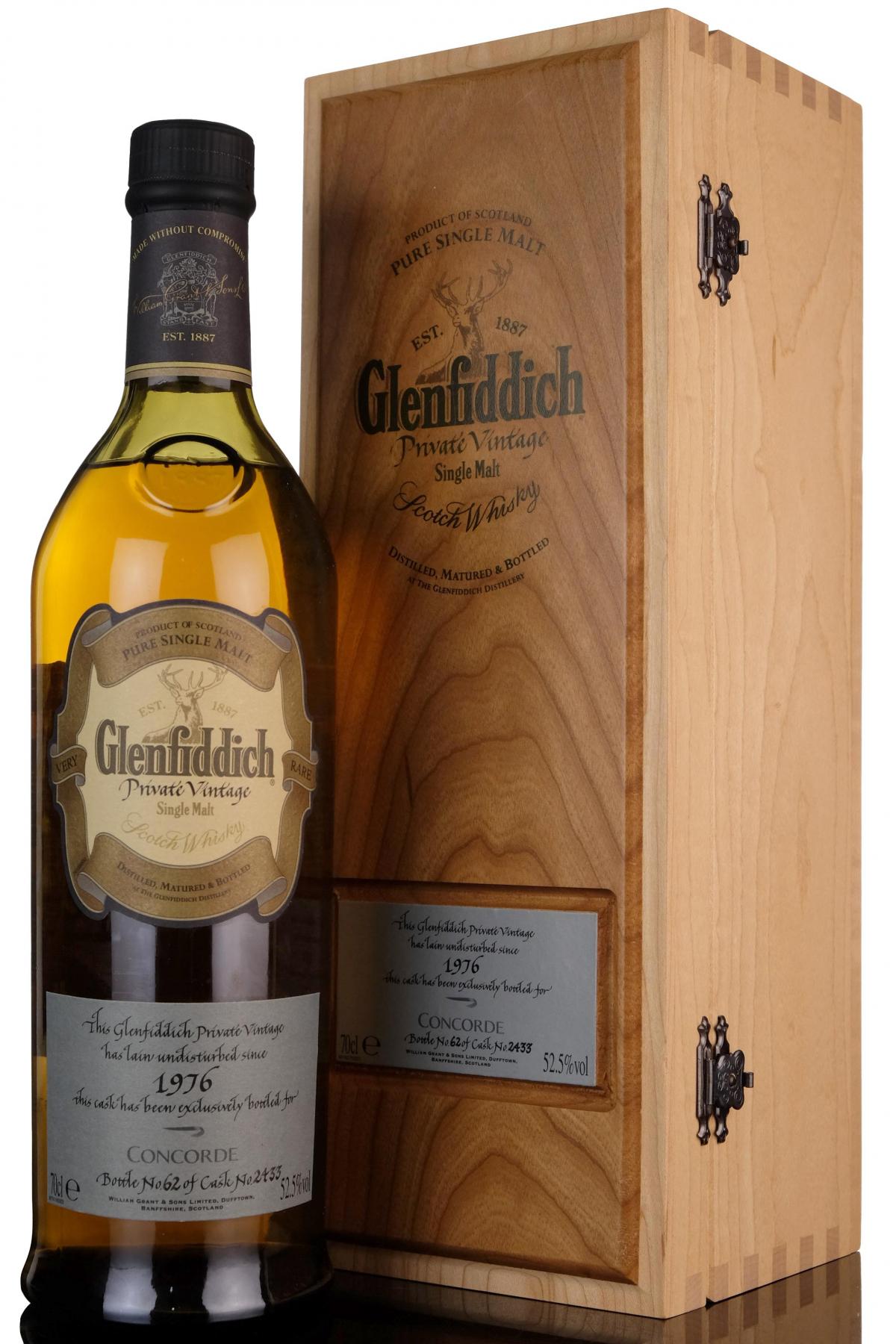 Glenfiddich 1976- Private Vintage - Single Cask 2433 - Concorde