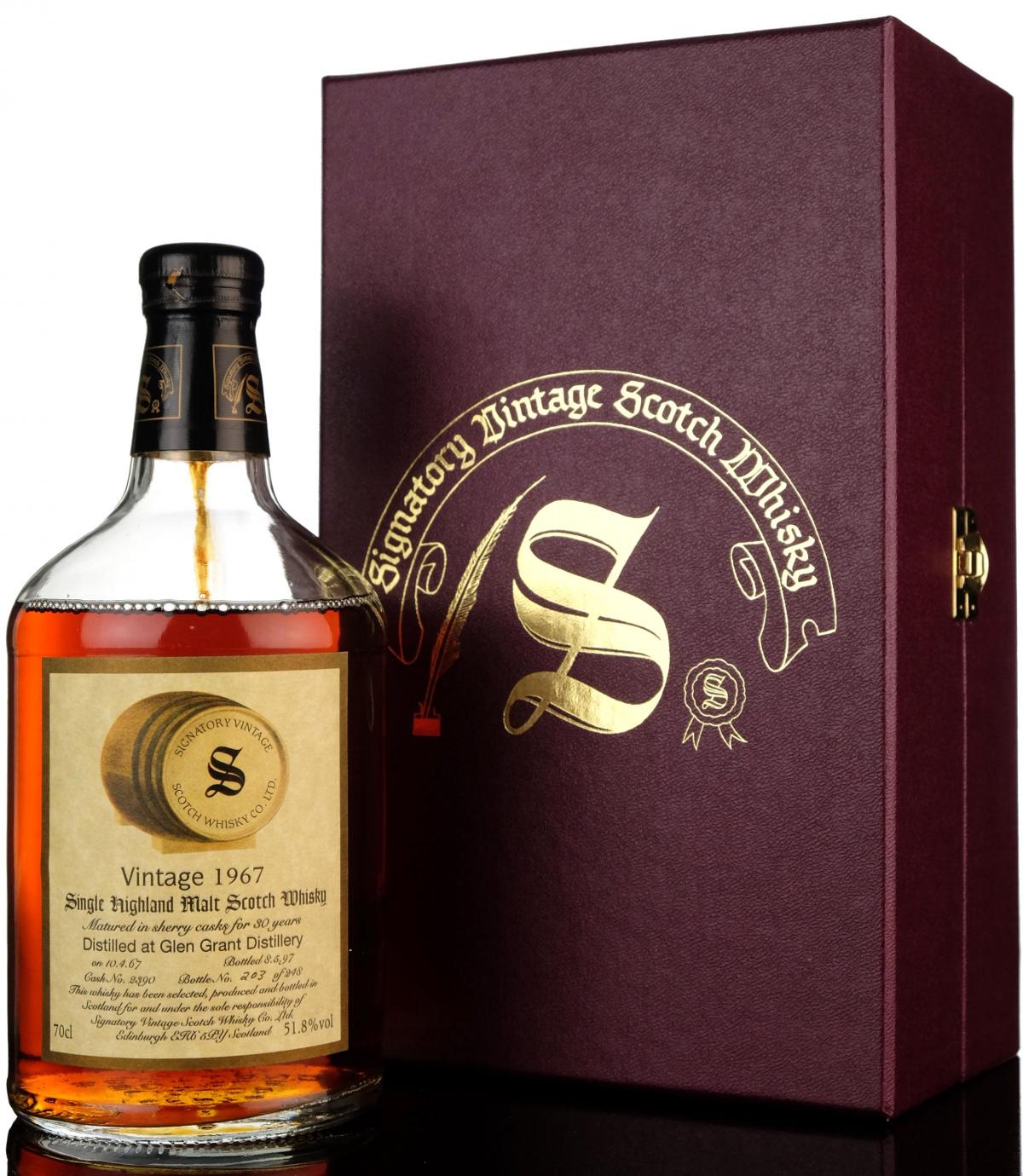Glen Grant 19671997 30 Year Old Signatory Vintage