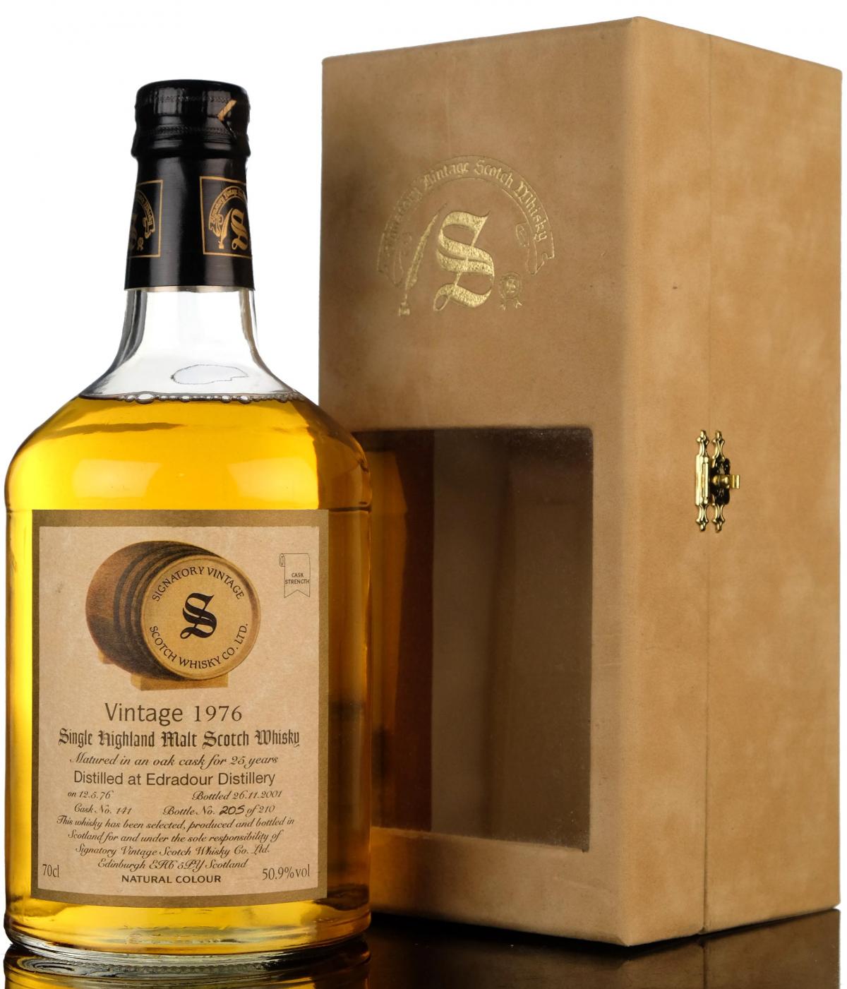 Edradour 19762001  25 Year Old  Signatory Vintage