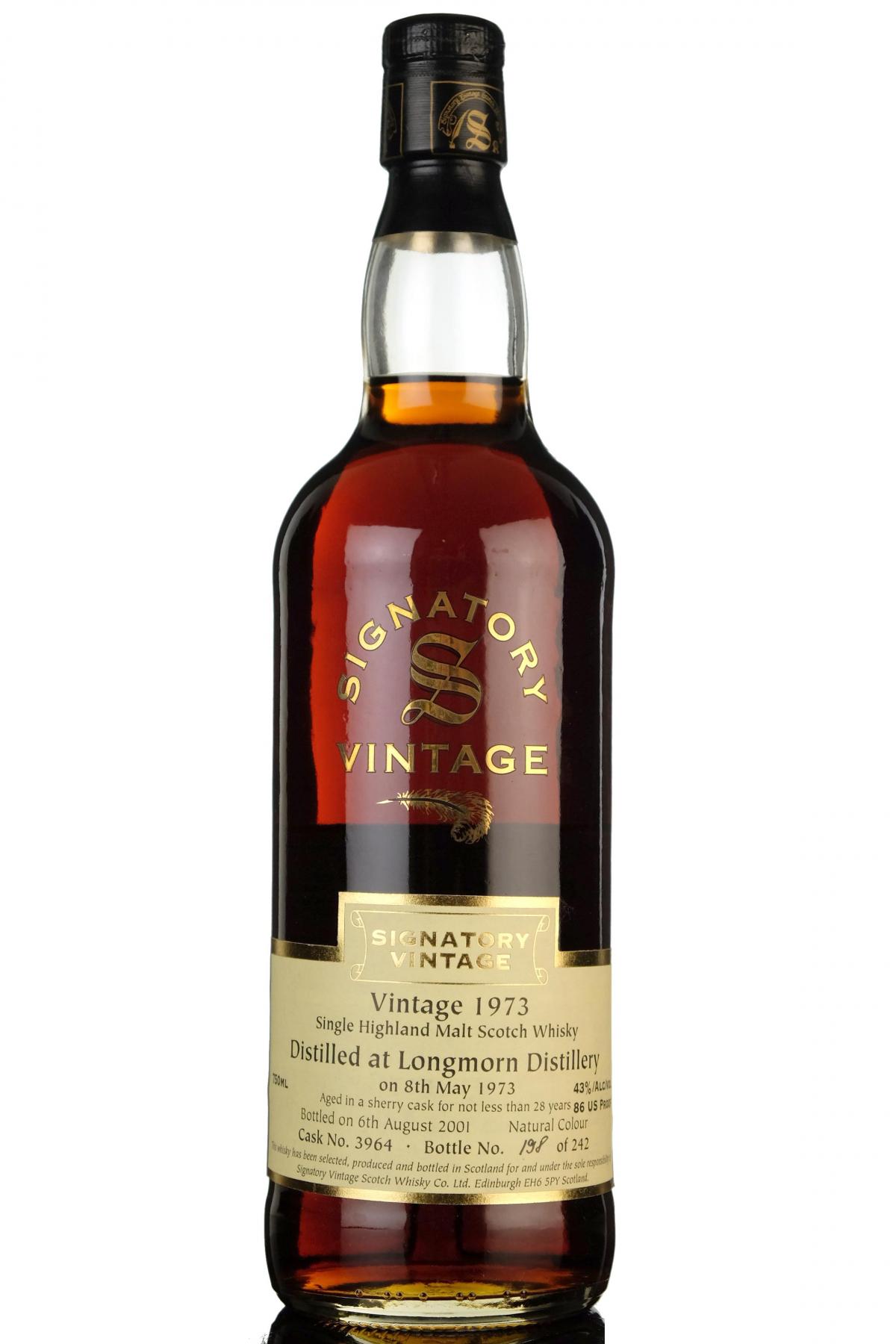 Longmorn 1973-2001 - 28 Year Old - Signatory Vintage - US Import