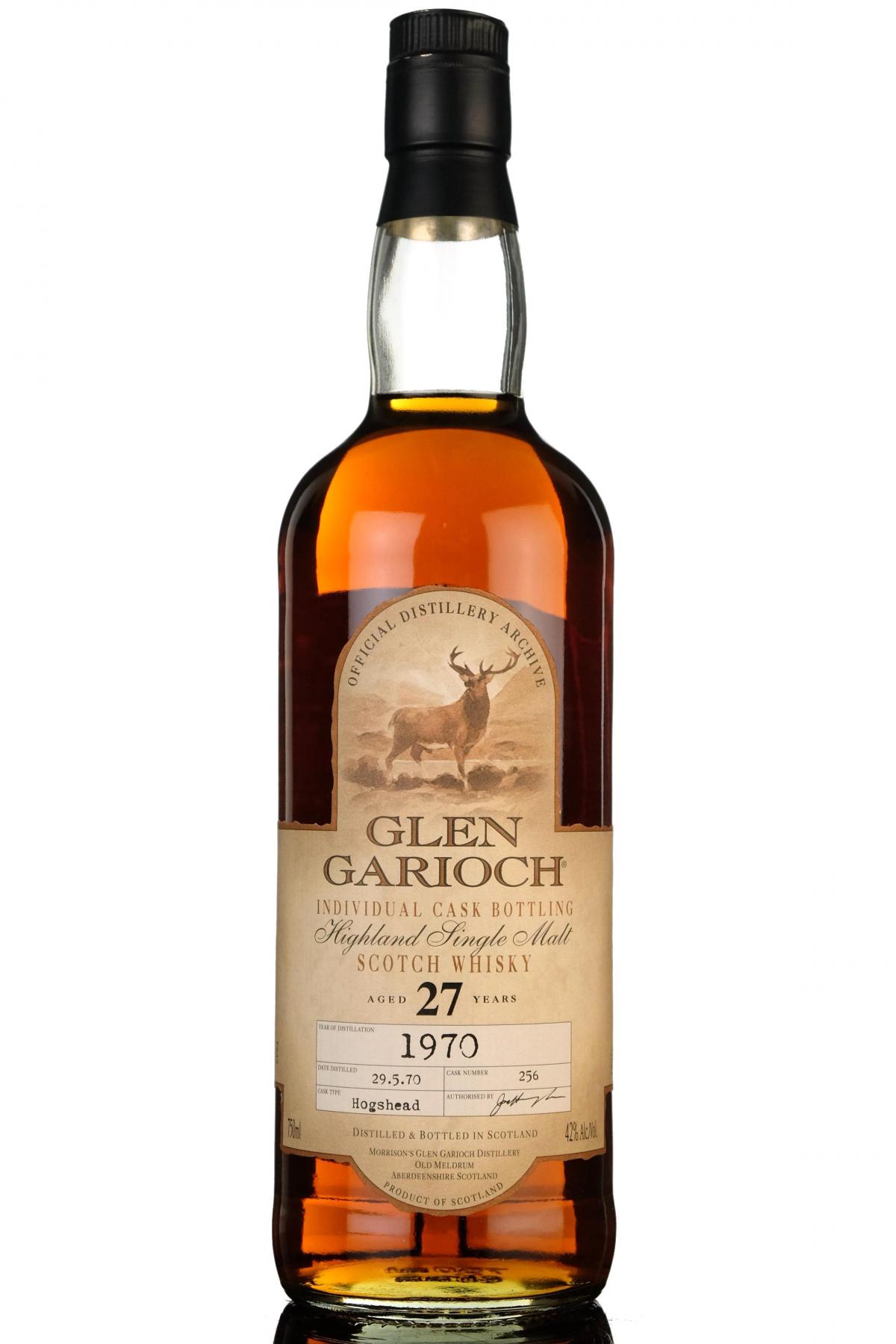 Glen Garioch 1970 - 27 Year Old - Single Cask 256 - US Import