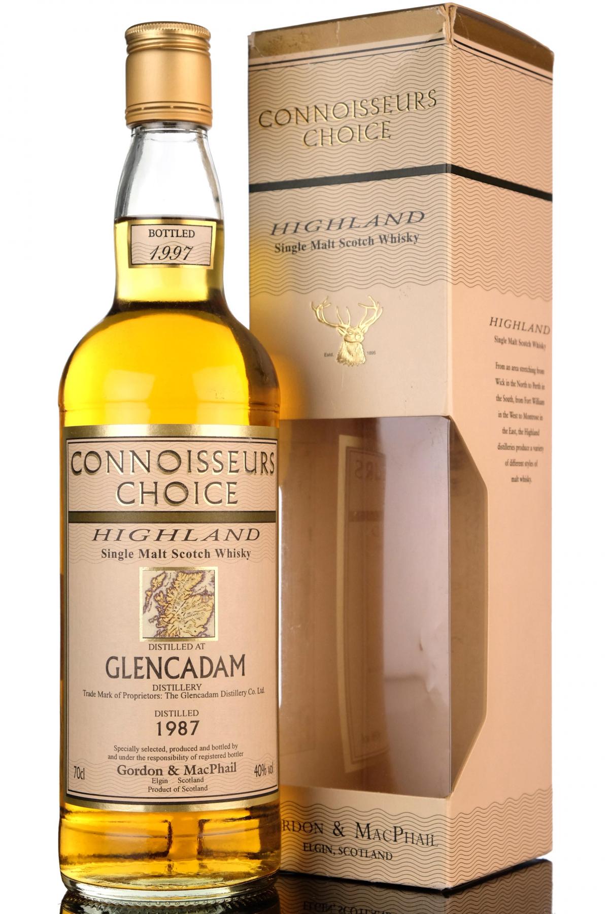 Glencadam 1987-1997 - Connoisseurs Choice