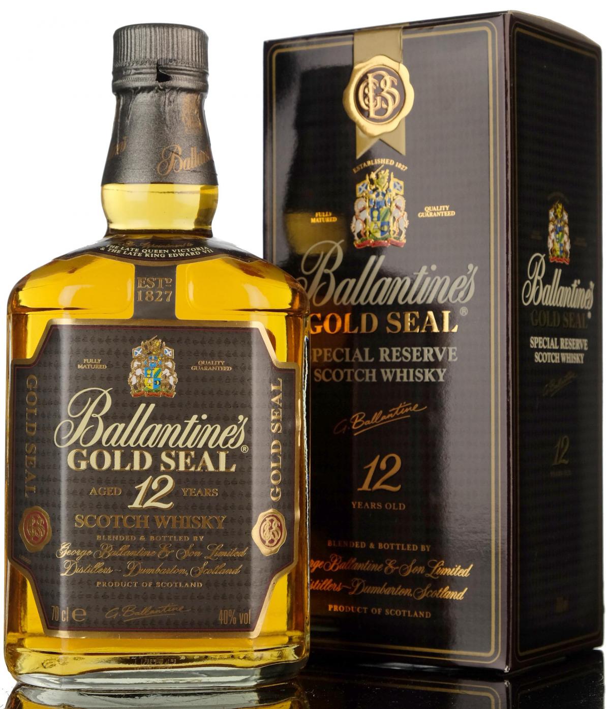 Ballantines 12 Year Old - Gold Seal