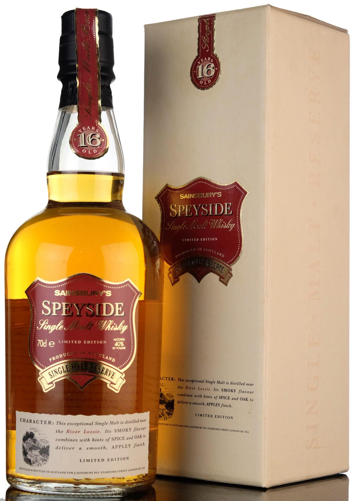 Sainsburys Speyside 16 Year Old