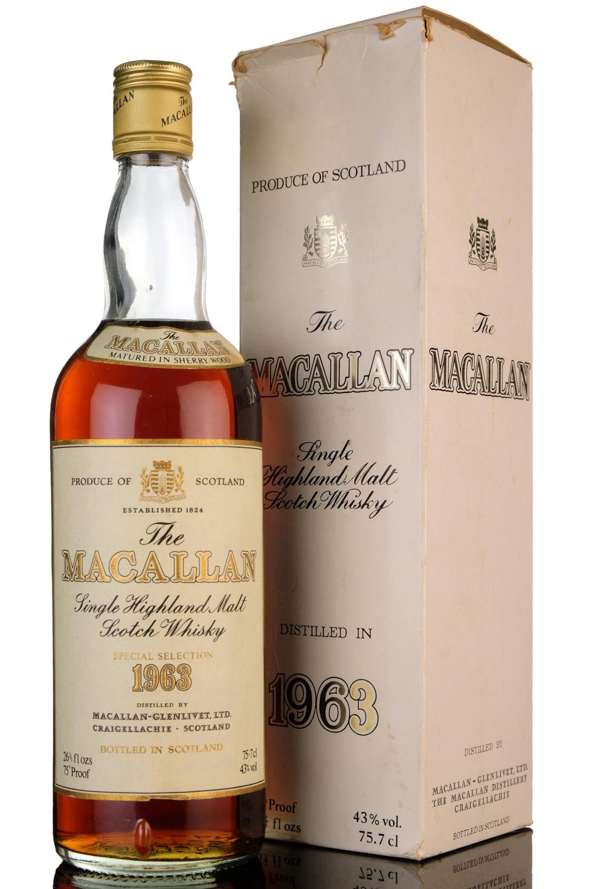 Macallan 1963 - Special Selection - 1970s