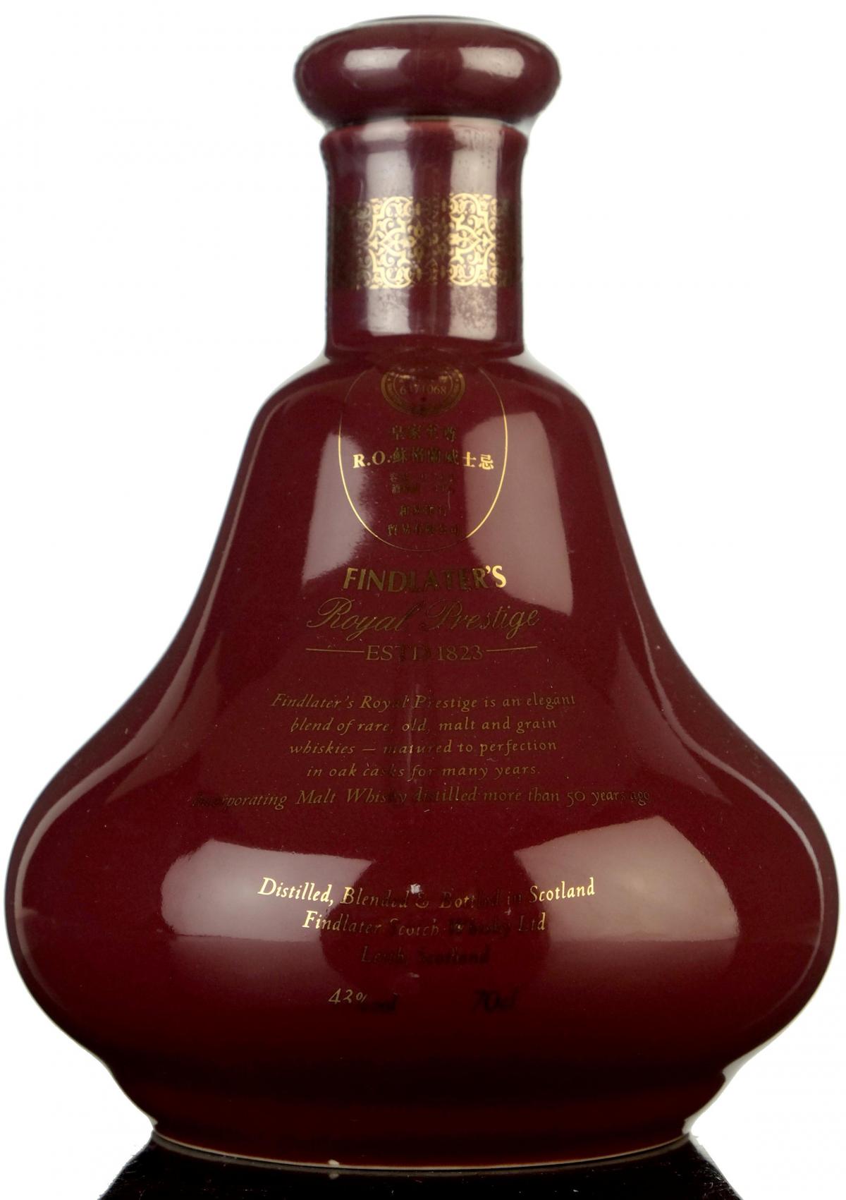 Findlaters Royal Prestige Decanter