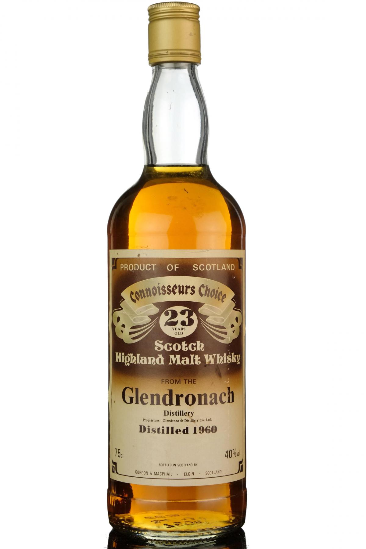 Glendronach 1960 - 23 Year Old - Connoisseurs Choice