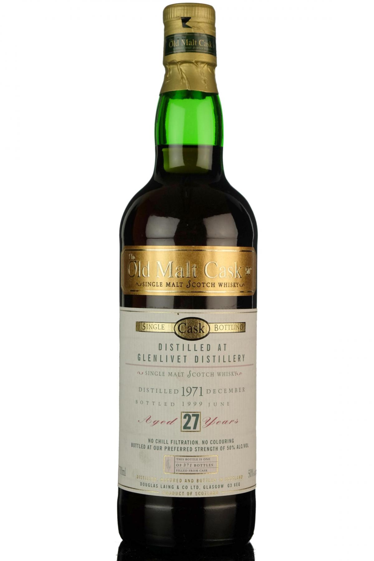 Glenlivet 1971 - 1999 27 Douglas Laing Old Malt Cask