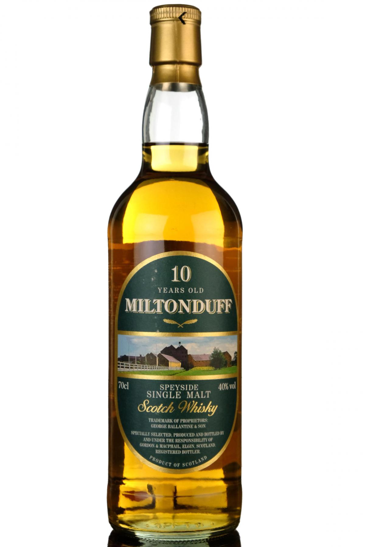 Miltonduff 10 Year Old - Gordon & MacPhail