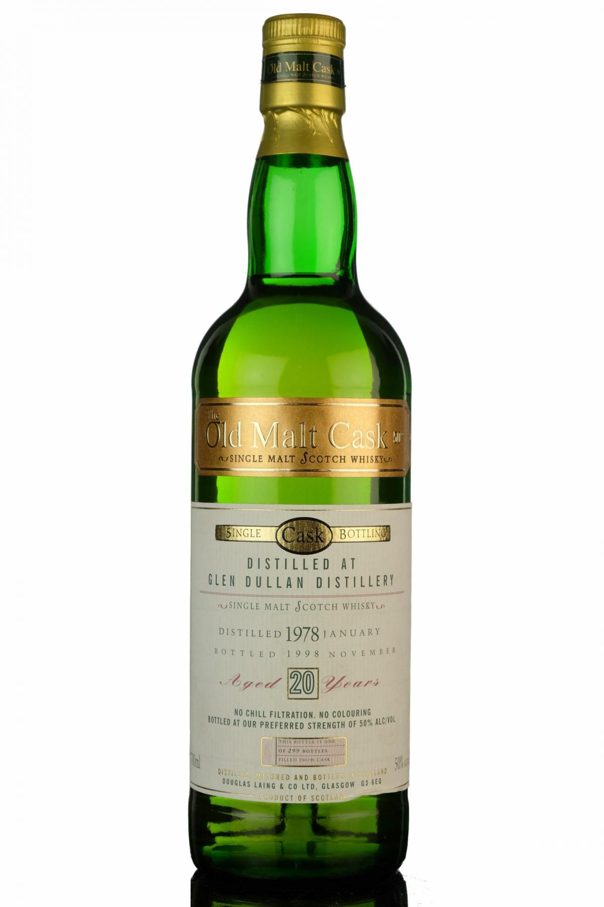 Glendullan 1978-1998 - 20 Year Old - Douglas Laing - Old Malt Cask