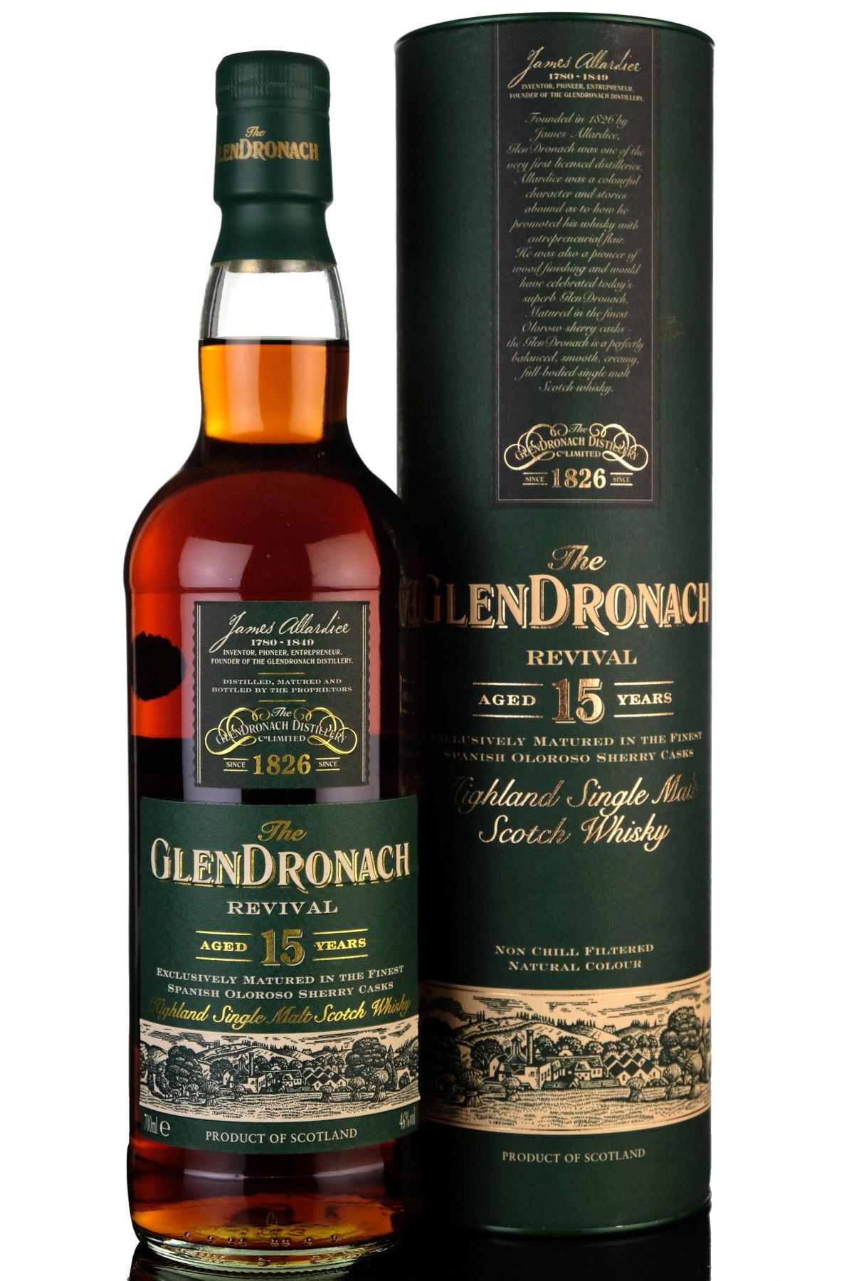 Glendronach 15 Year Old - Revival