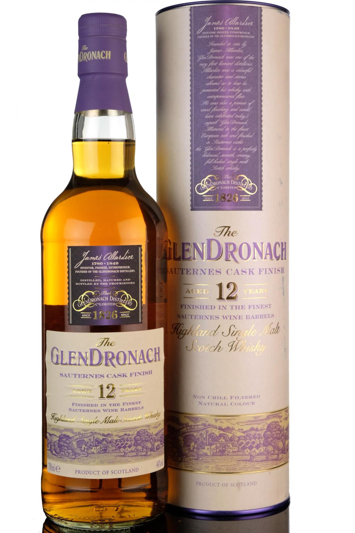 Glendronach 12 Year Old - Sauternes Cask