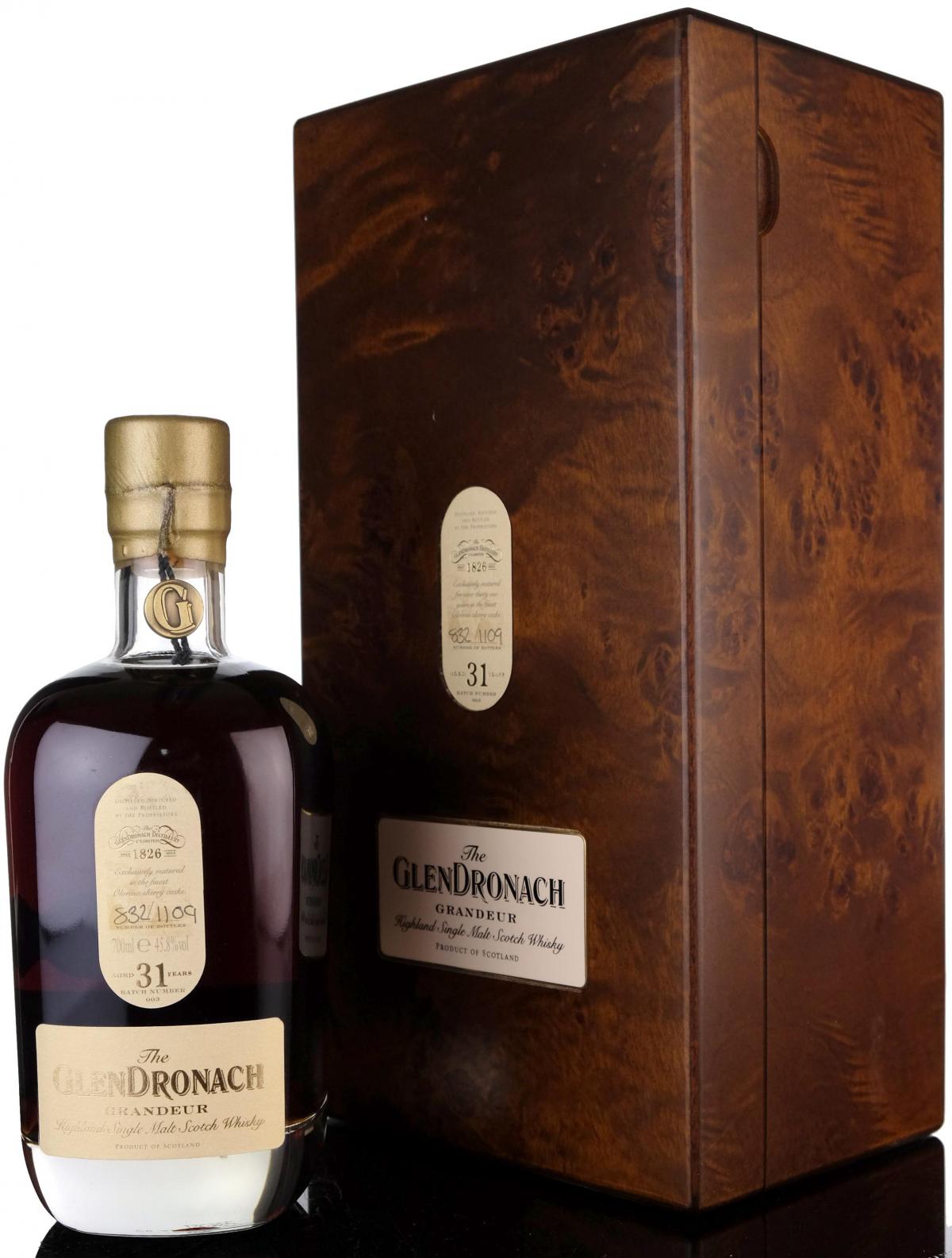 Glendronach 31 Year Old - Grandeur Batch 3