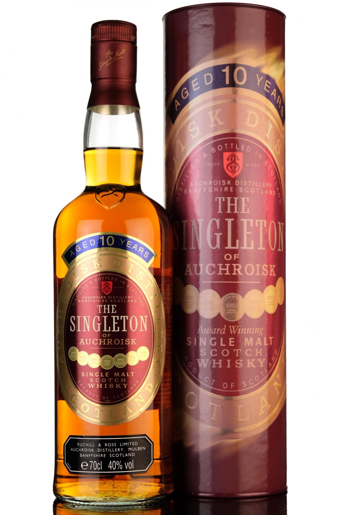 Singleton Of Auchroisk 10 Year Old