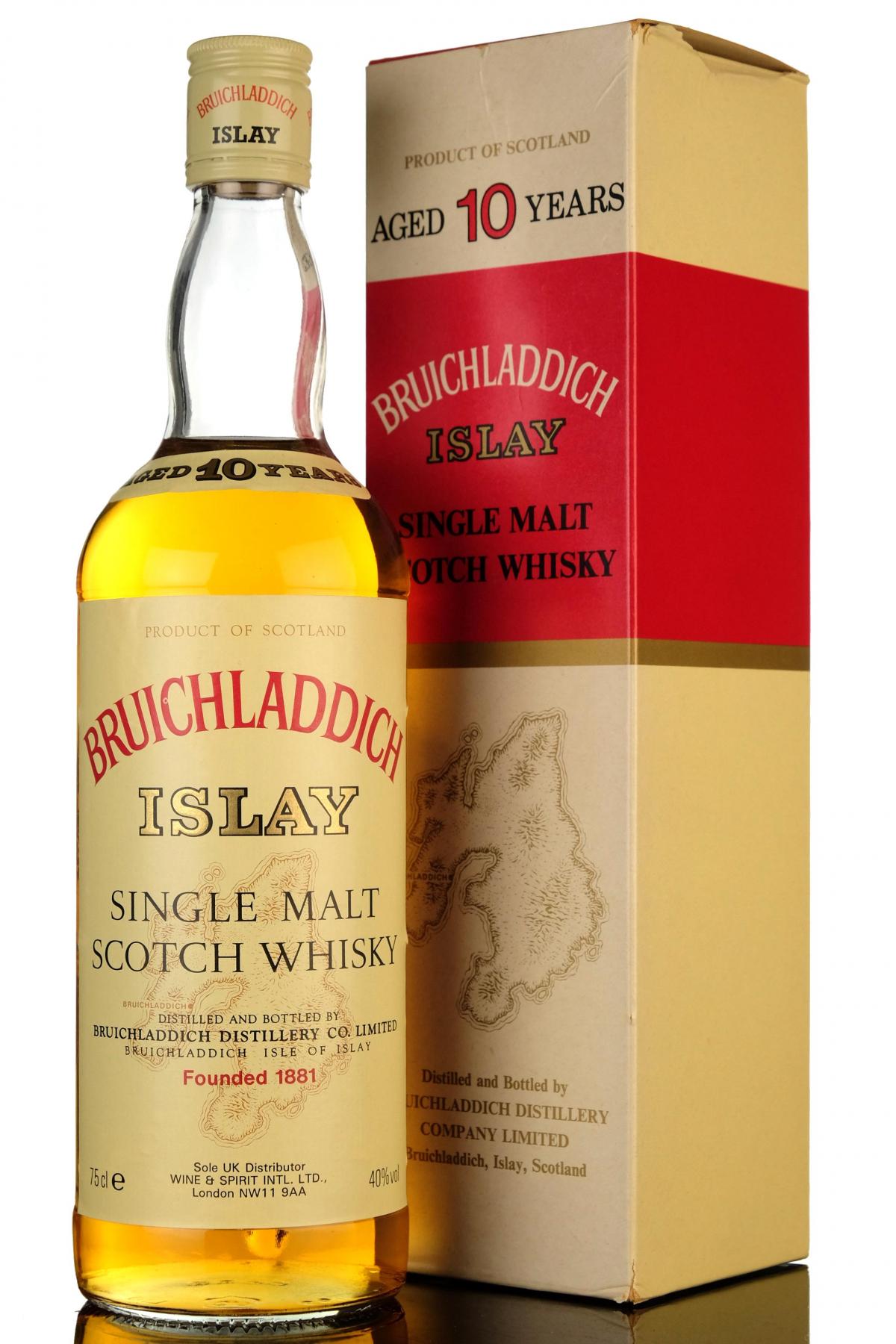 Bruichladdich 10 Year Old - 1980s