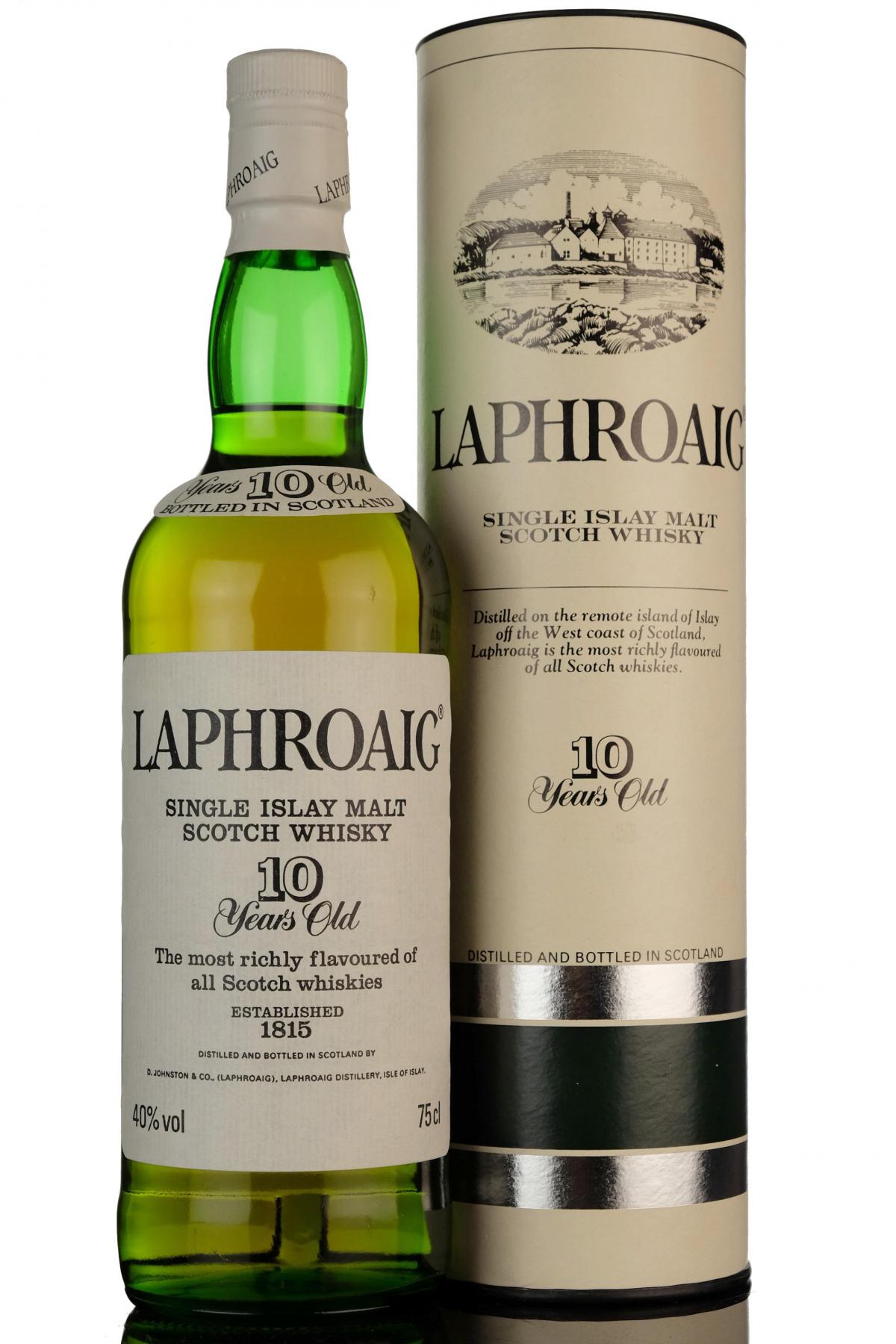 Laphroaig 10 Year Old - Circa 1990