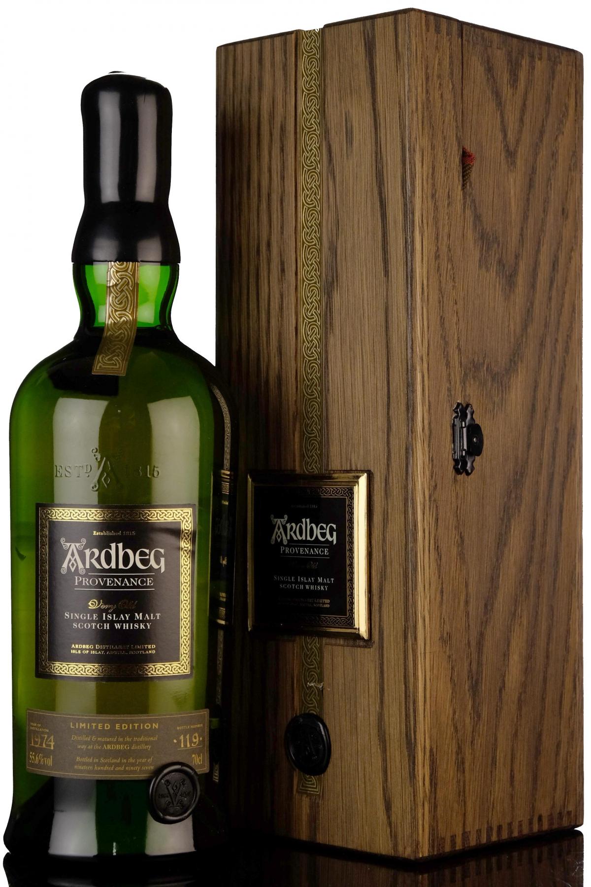 Ardbeg 1974-1997 - Provenance - 1st Release - 55.6%