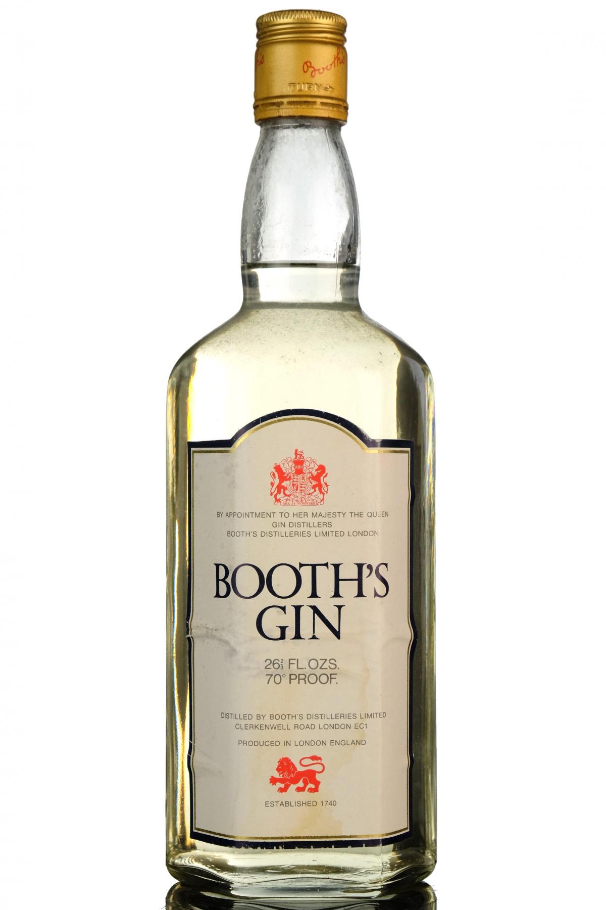 Booths Gin - 1970s