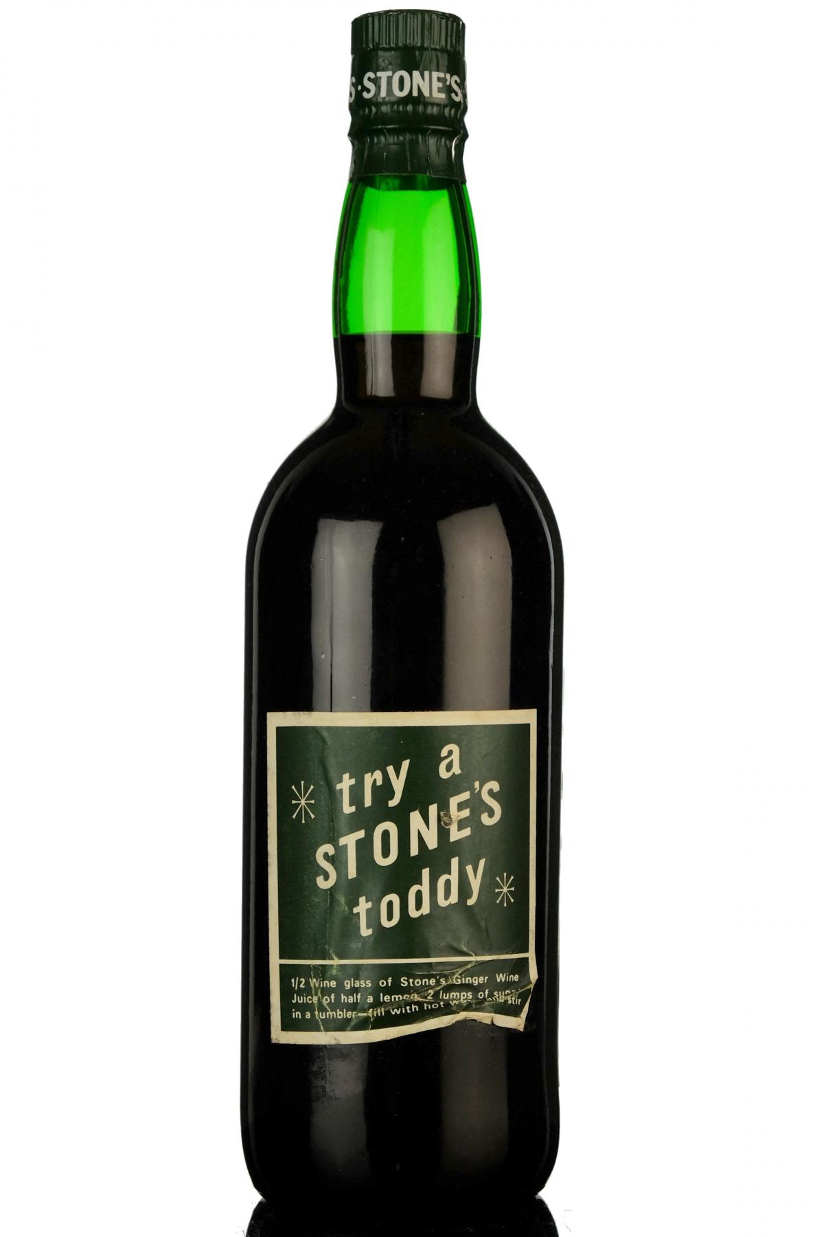 Stones Green Ginger Wine - 1960s