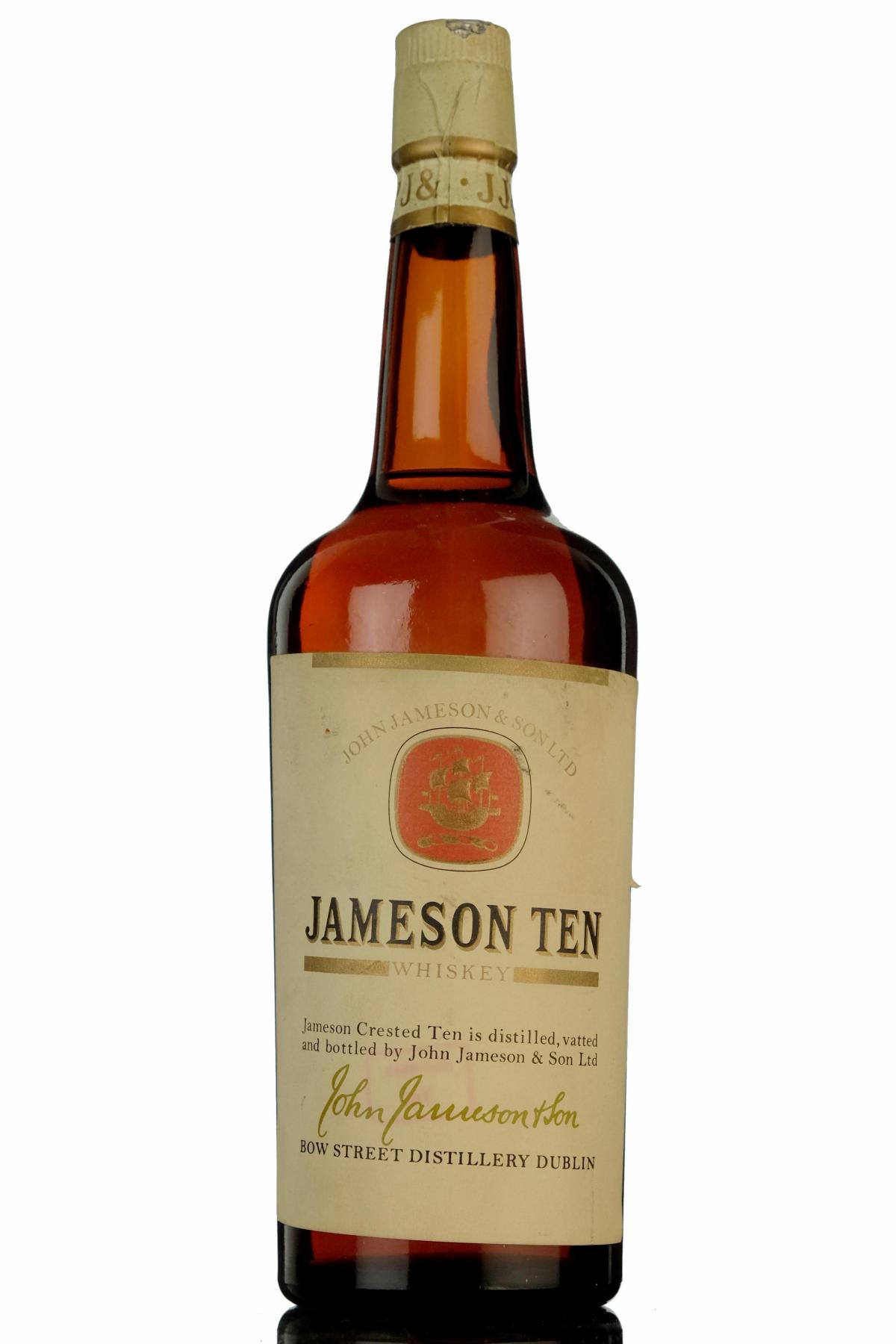 Jameson Crested Ten Irish Whiskey Early 1960s
