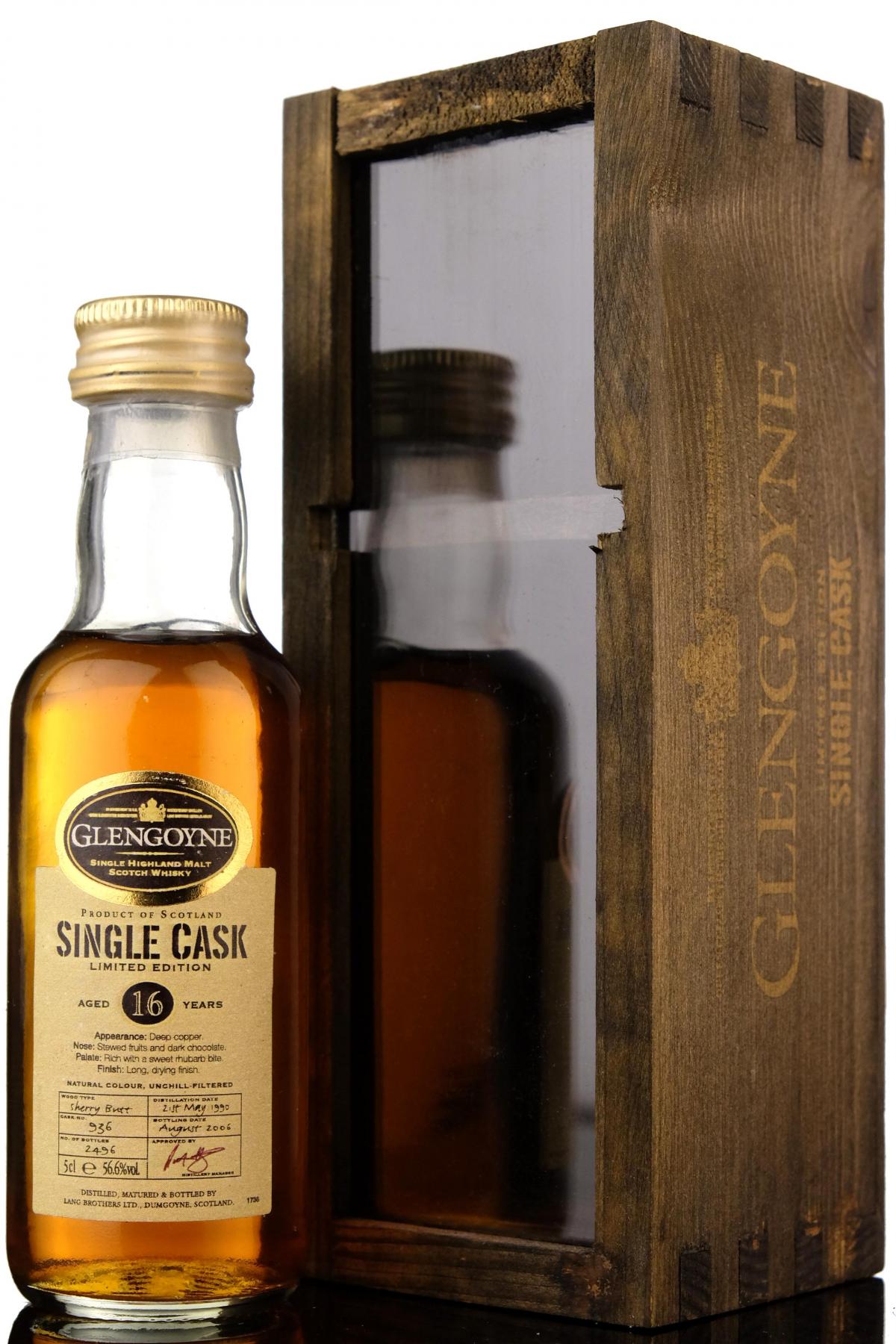 Glengoyne 1990-2006 - Single Cask Miniature