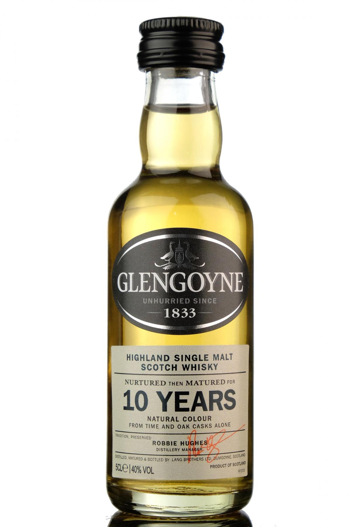 Glengoyne 10 Year Old Miniature