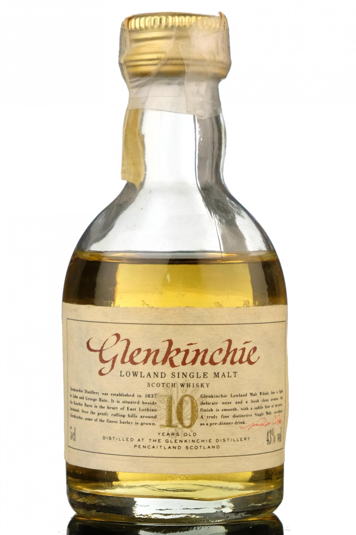 Glenkinchie 10 Year Old Miniature
