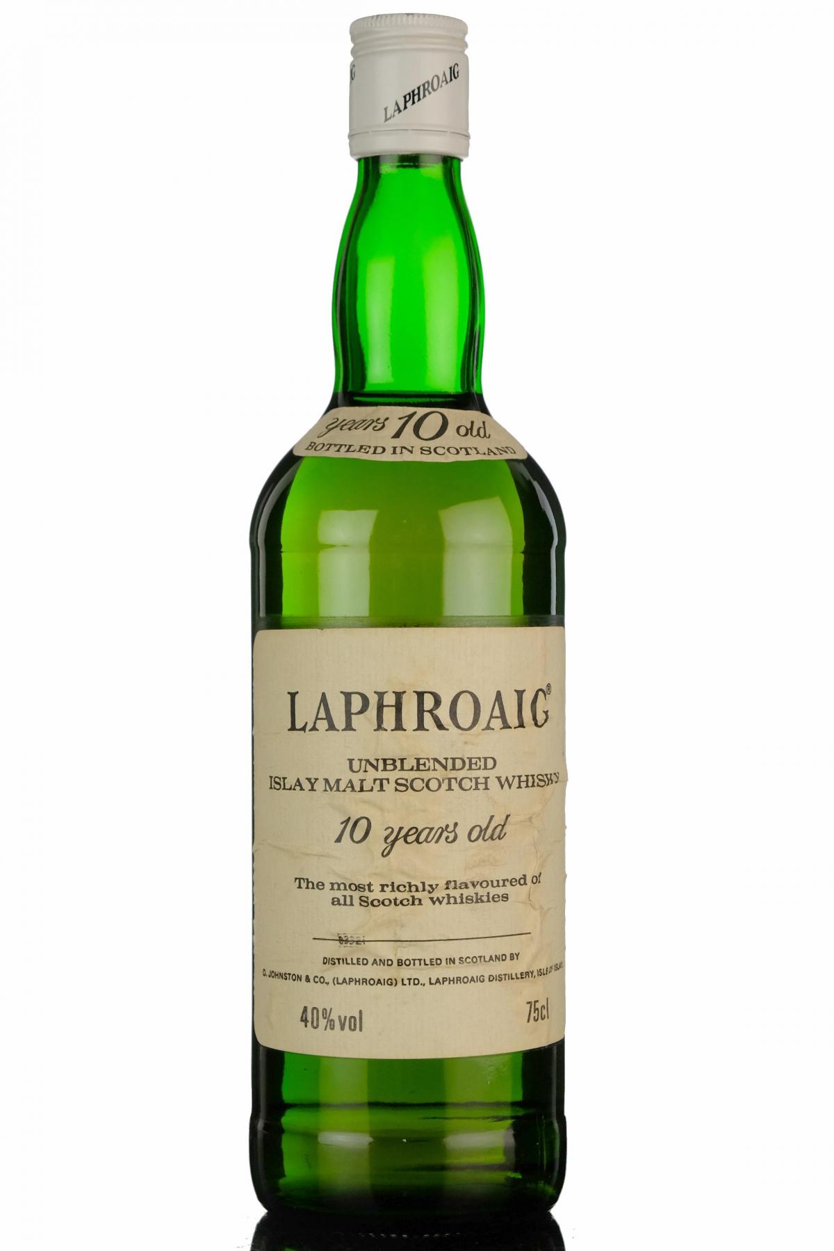 Laphroaig 10 Year Old - 1980s