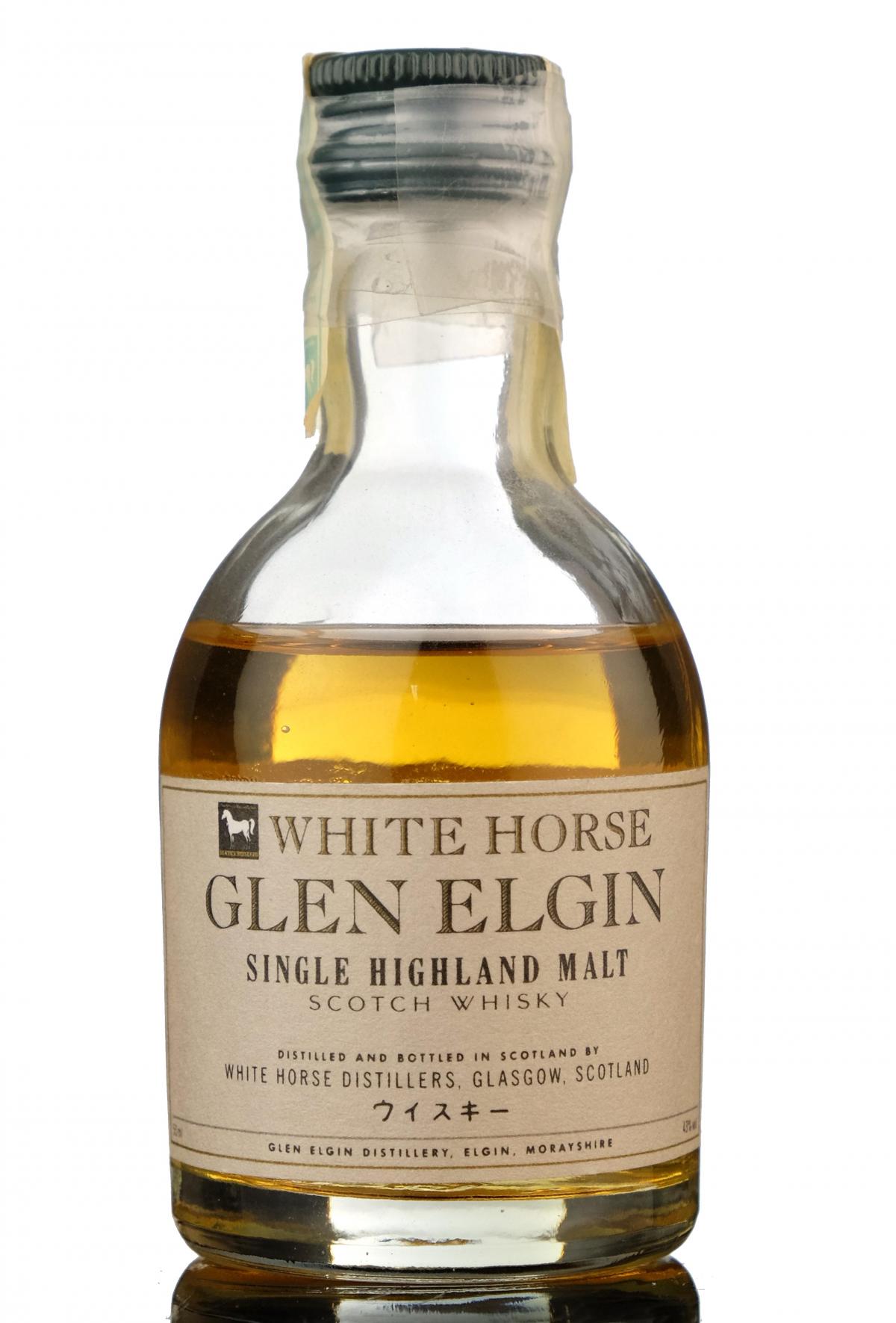 Glen Elgin White Horse Miniature