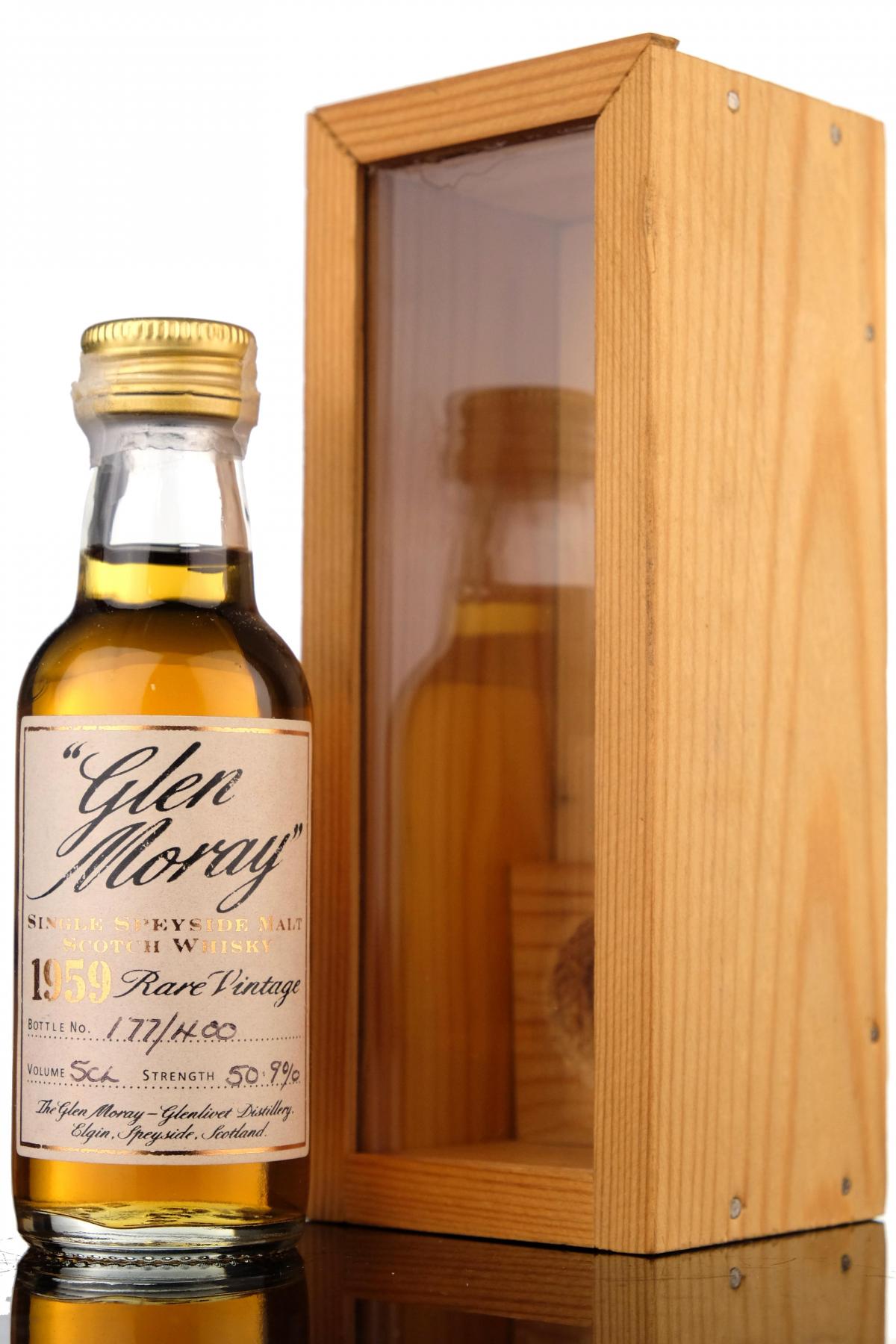 Glen Moray 1959 Rare Vintage Miniature