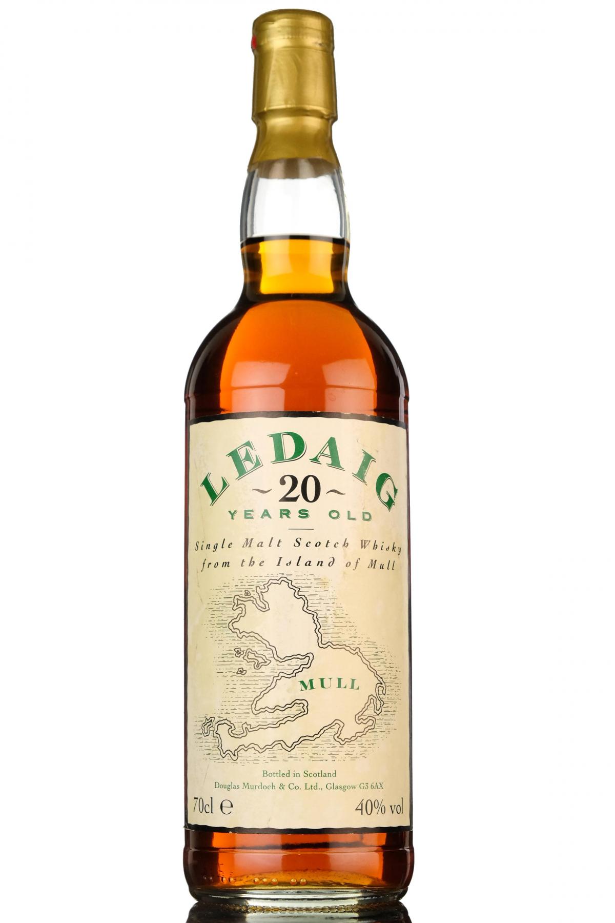 Ledaig 20 Year Old - Douglas Murdoch - 1990s
