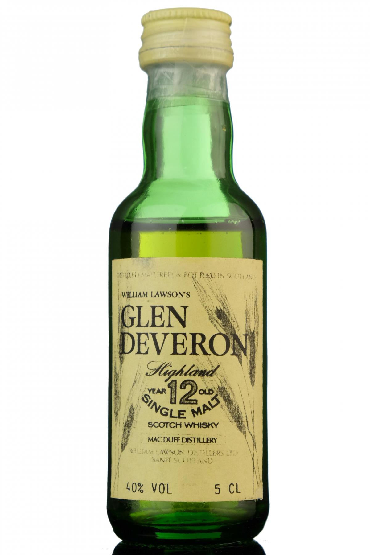 Glen Deveron 12 Year Old Miniature
